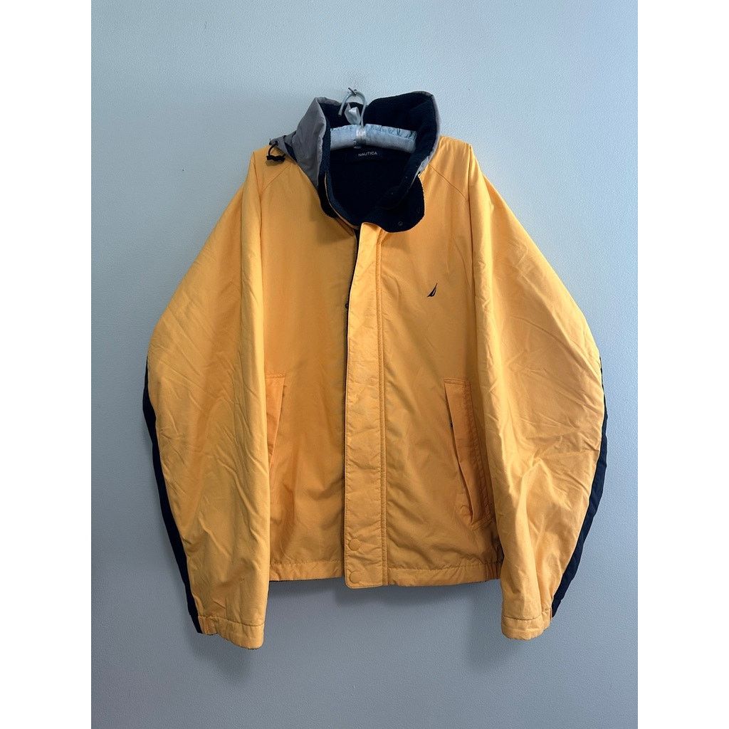 Nautica Vintage Nautica Y2K yellow hooded jacket size XXL Size US XXL / EU 58 / 5 - 2 Thumbnail
