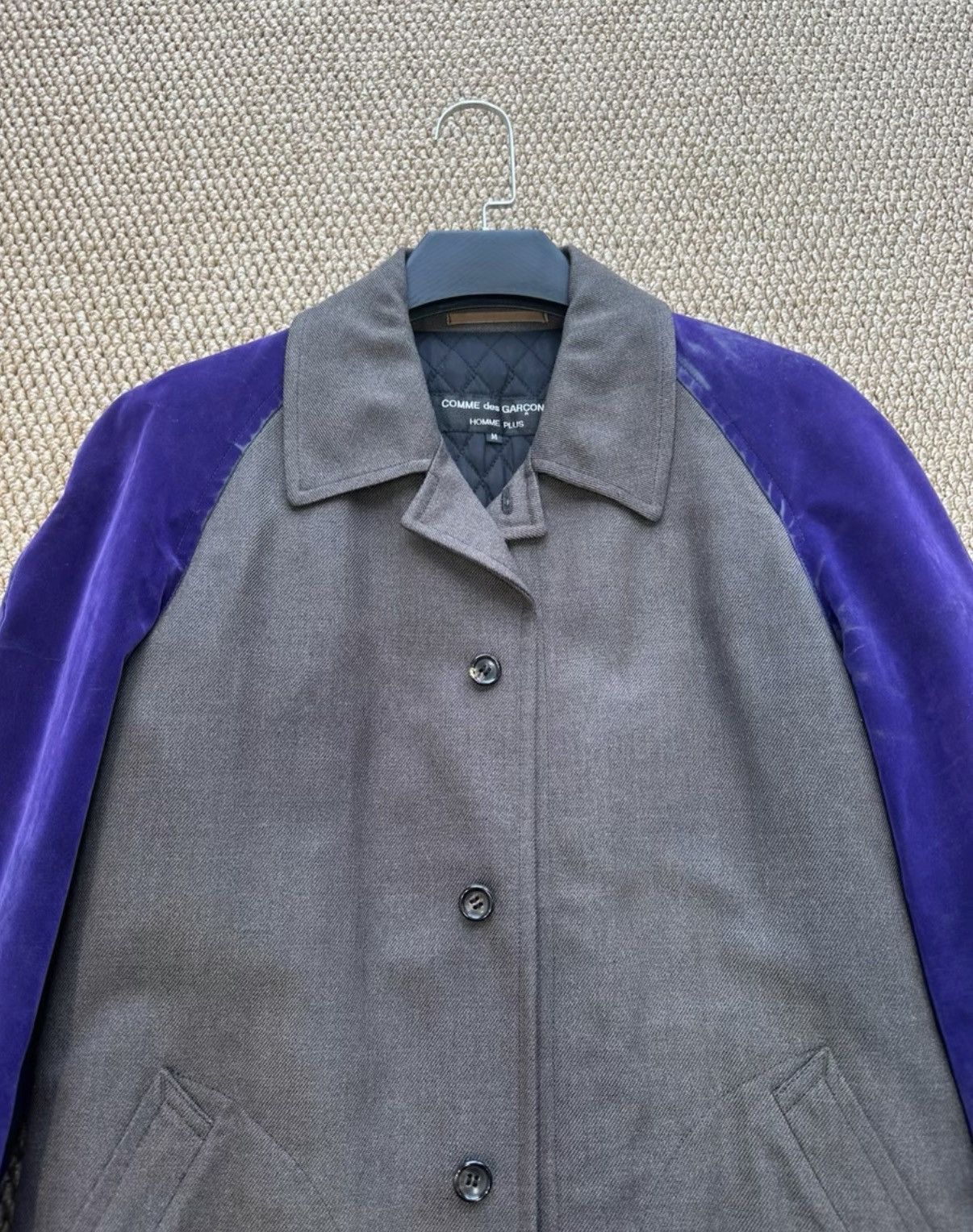 Comme des Garcons Comme des Garçons Homme Plus Velvet Sleeve Jacket K23 Size US M / EU 48-50 / 2 - 3 Thumbnail