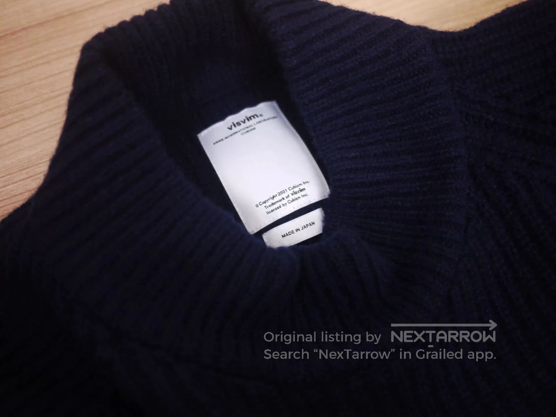 Visvim visvim turtleneck sweater knit in navy. Size US M / EU 48-50 / 2 - 6 Thumbnail
