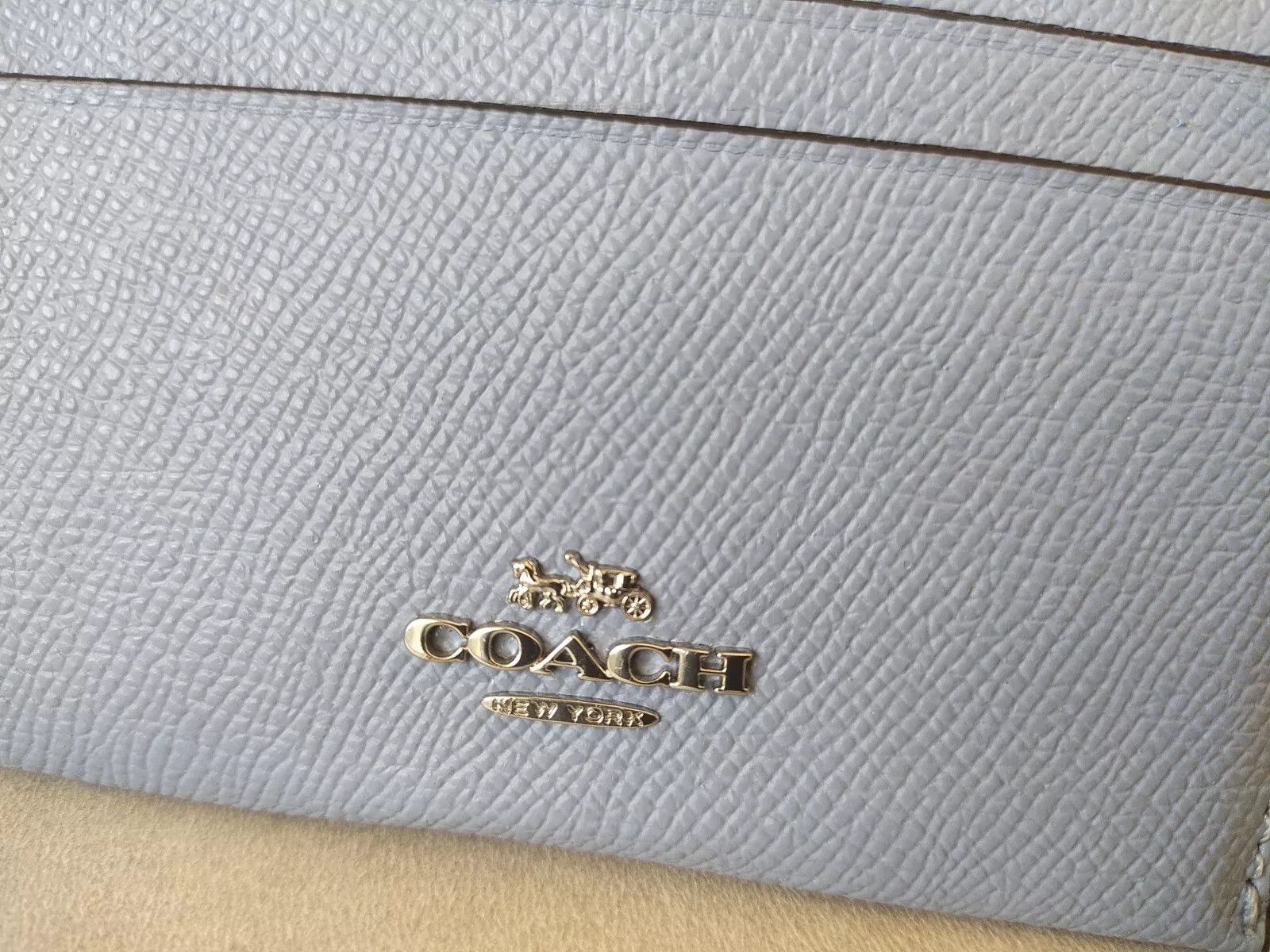 Coach Coach Mini Skinny ID zip CardCase cross grain leather T 9138 Size ONE SIZE - 3 Thumbnail