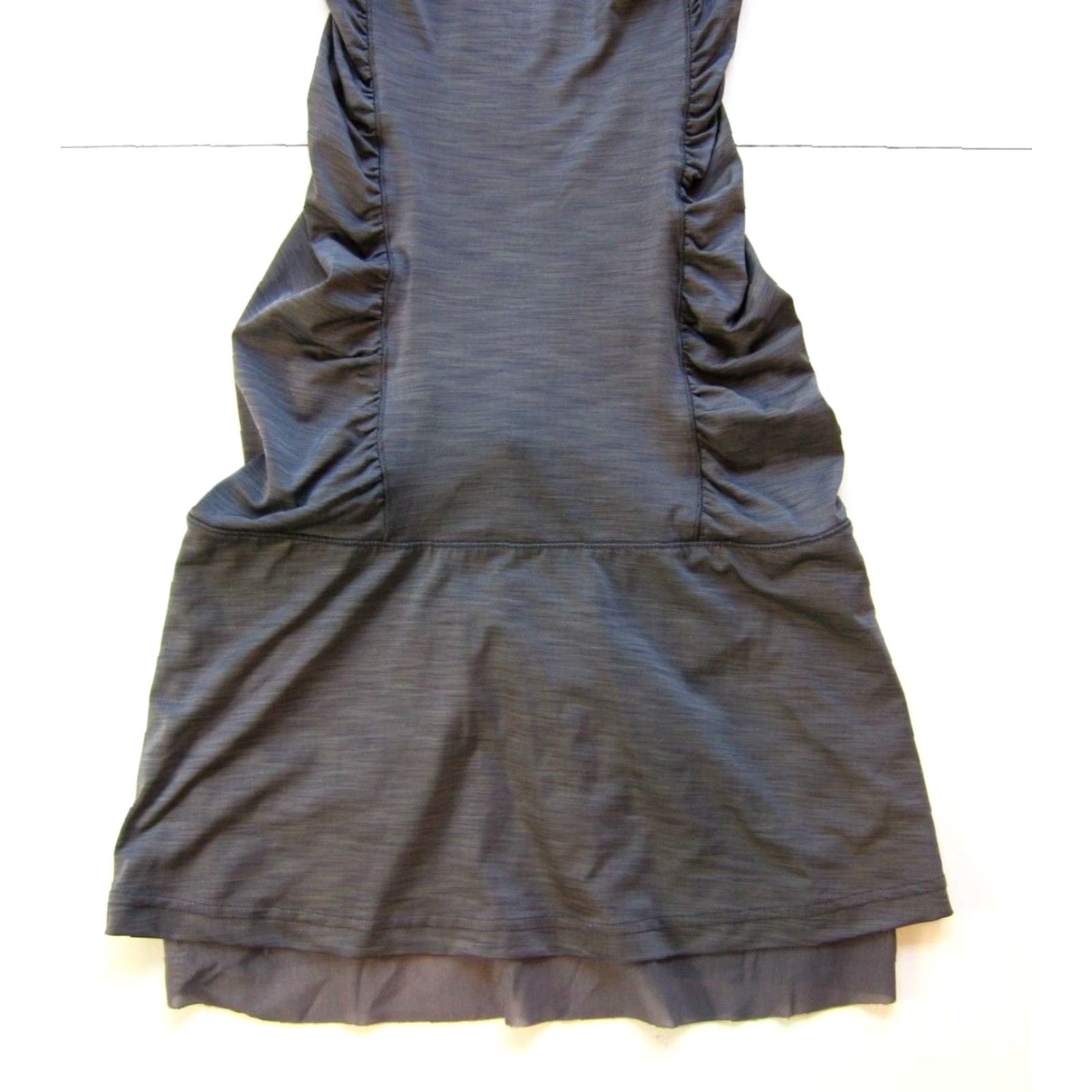 Vintage Lole Grey Stretch Active Racer Back Tank Dress XS Shirt Womens Size XS / US 0-2 / IT 36-38 - 6 Thumbnail
