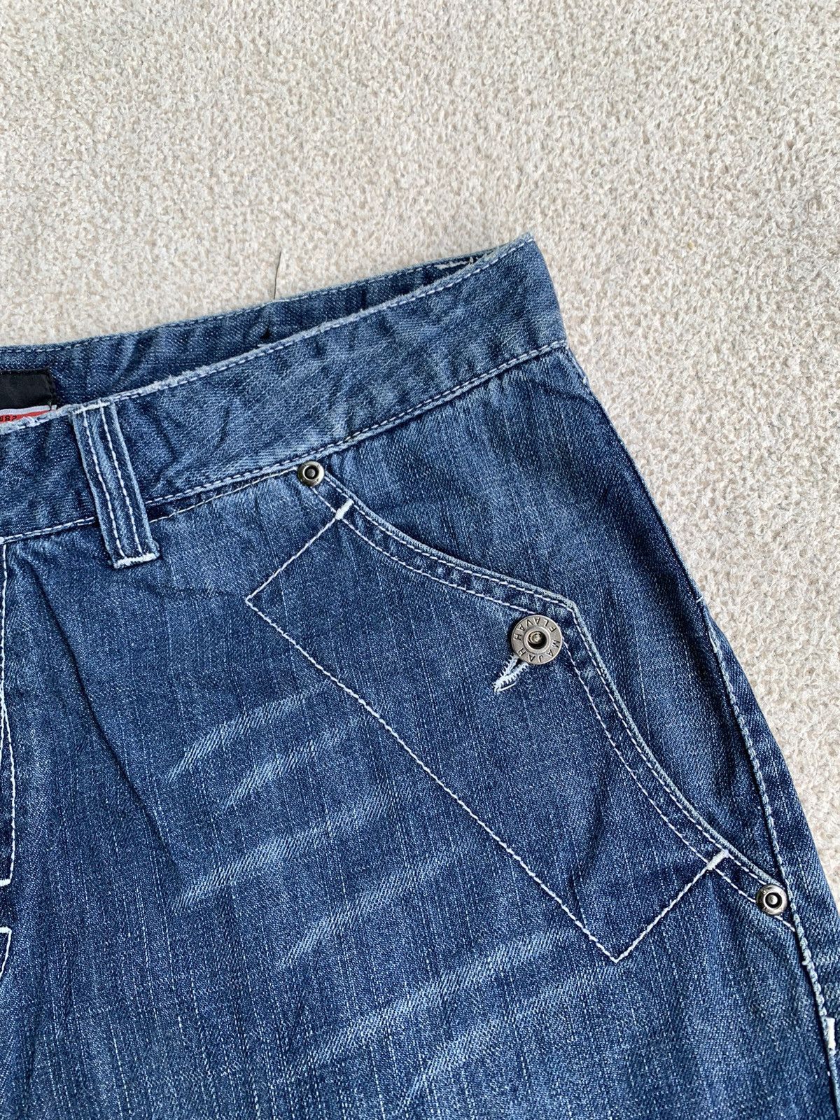 Vintage vtg 00s majah flavah baggy short pants Size US 36 / EU 52 - 4 Thumbnail