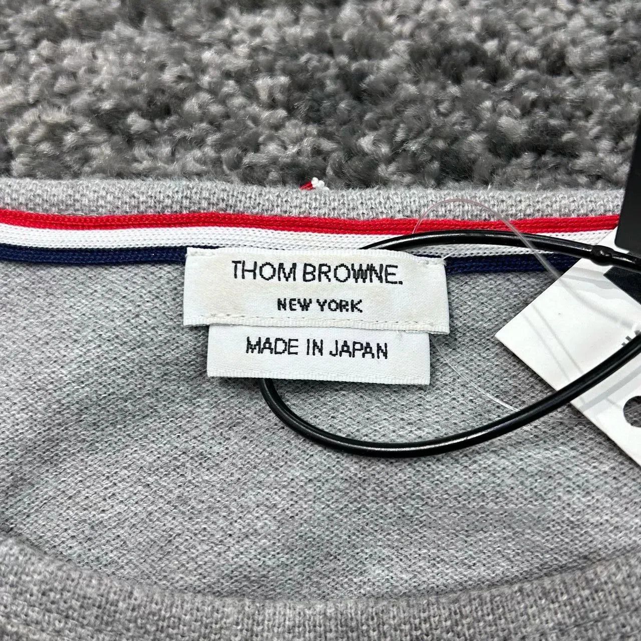 Thom Browne thom browne gray long sleeve wool sweater. Size US XS / EU 42 / 0 - 5 Thumbnail