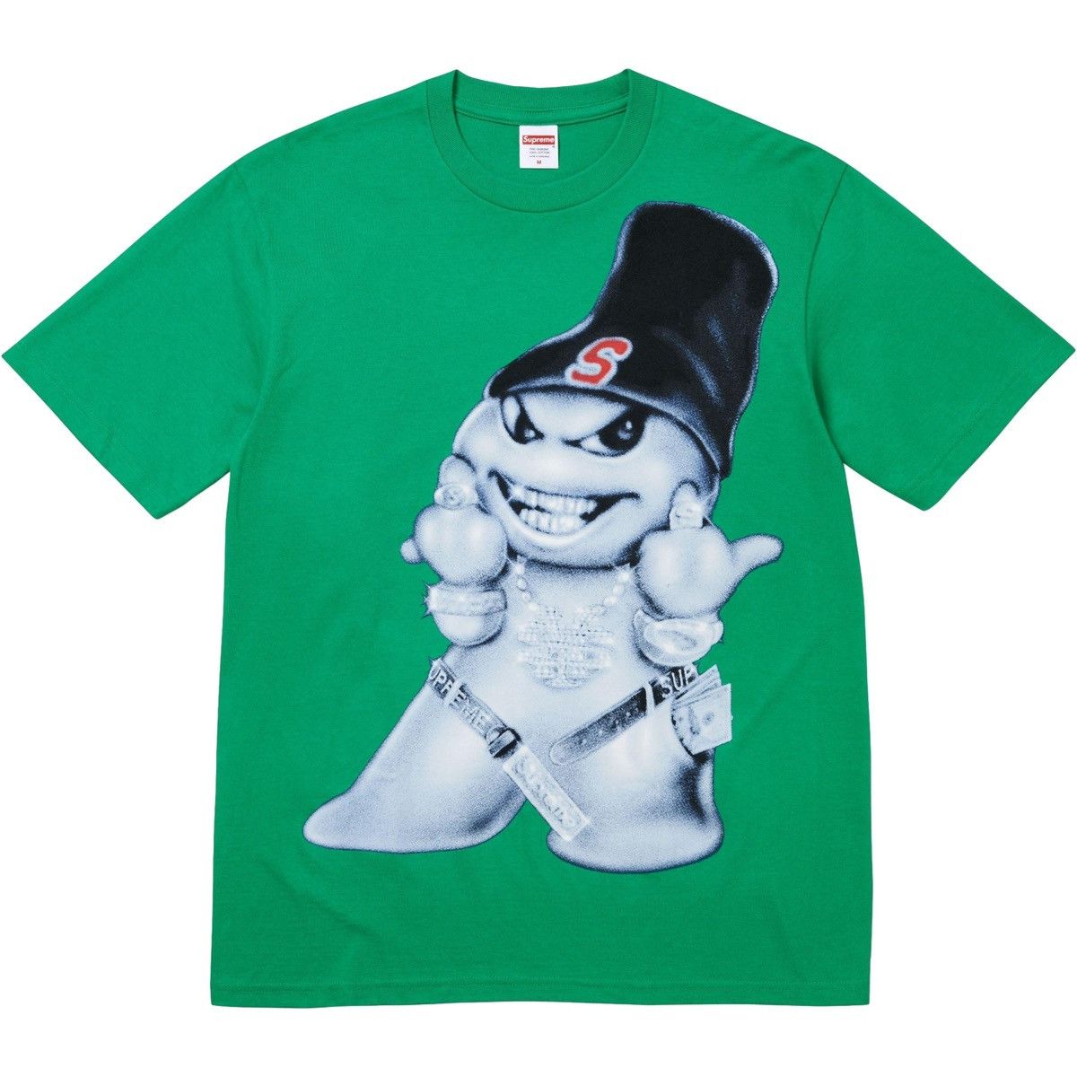 Supreme Supreme® “Snowman” Tee, Green (XL) [F/W 2025, Week 7] Size US XL / EU 56 / 4 - 1 Thumbnail