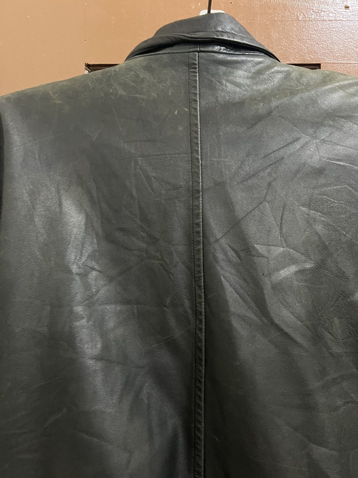 Designer PIERRE BALMAIN LEATHER JACKET Size US XL / EU 56 / 4 - 3 Thumbnail