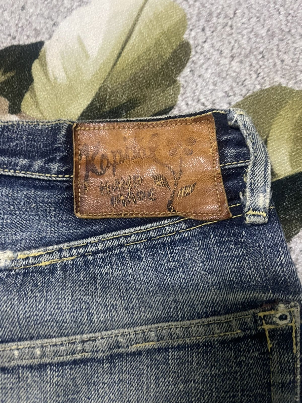 Japanese Brand Kapital Jeans Distressed Selvedge Size US 32 / EU 48 - 4 Thumbnail