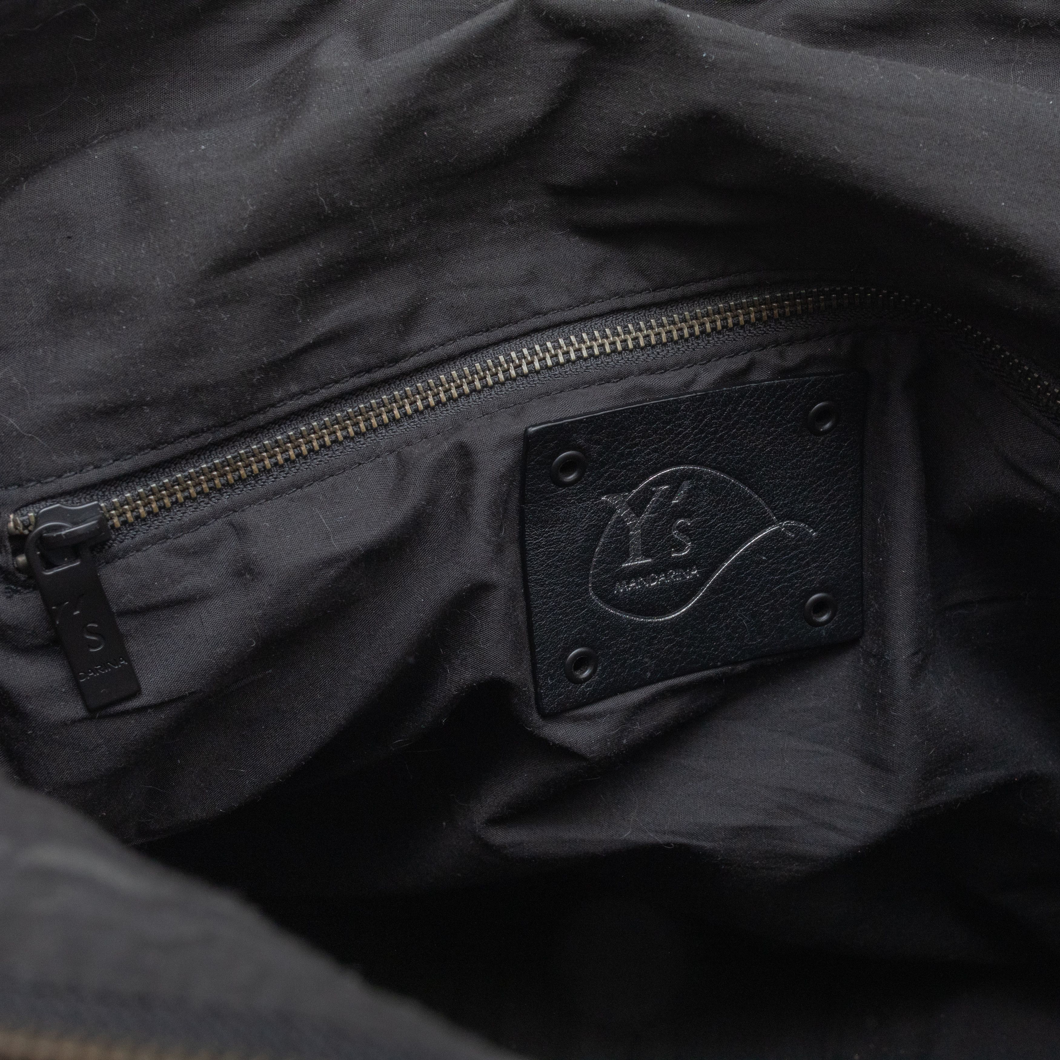 Y's Y’s MANDARINA Canvas Backpack w Leather Detail Size ONE SIZE - 17 Thumbnail
