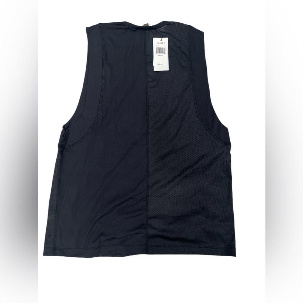 Avalanche Alala Black Mesh Split Tank Top Womens Sz S Size S / US 4 / IT 40 - 2 Thumbnail