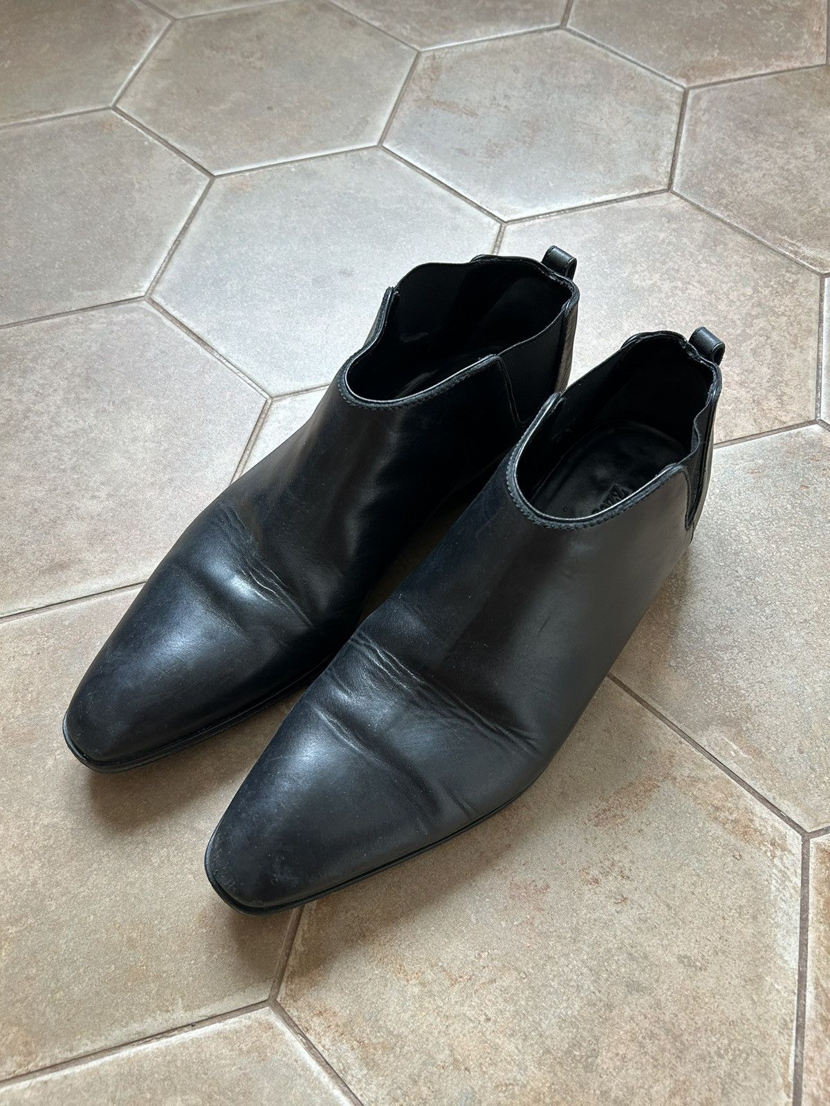 Ermenegildo Zegna × Z Zegna Z Zegna Ermenegildo Genuine Leather Chelsey Boots Size US 9 / EU 42 - 4 Thumbnail