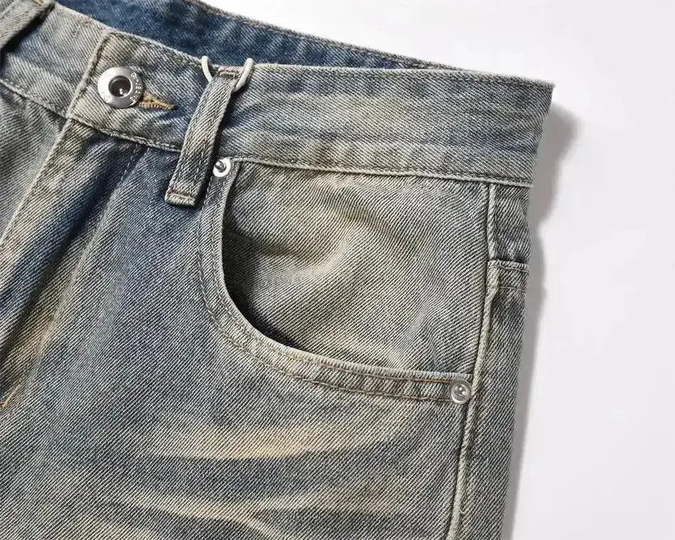 Japanese Brand Y2K Men Pockets Stitching Jeans Size US 32 / EU 48 - 4 Thumbnail