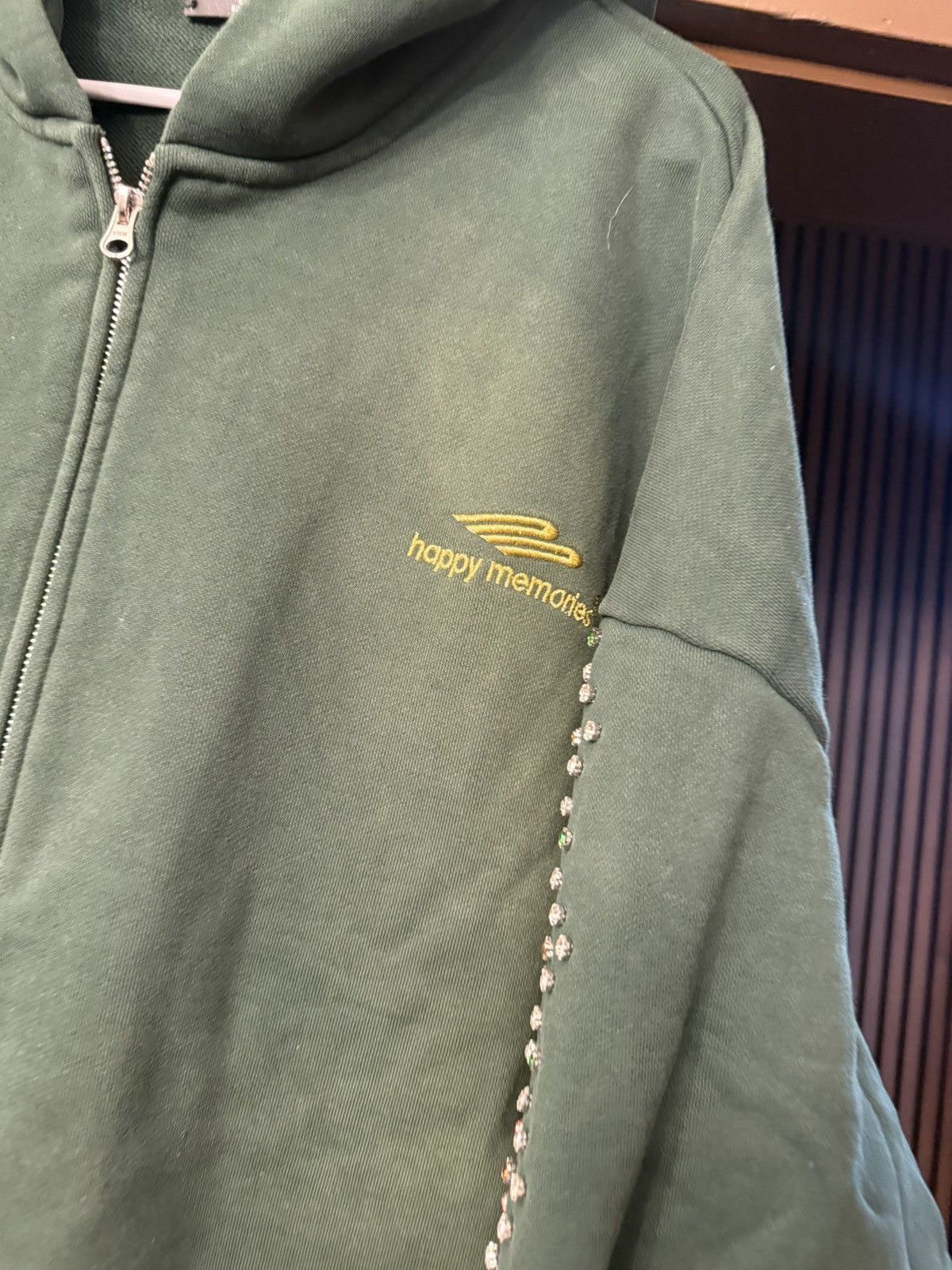 HMDD HMDD Crystal Zip Up Green Bean Size XL Size US XL / EU 56 / 4 - 3 Thumbnail
