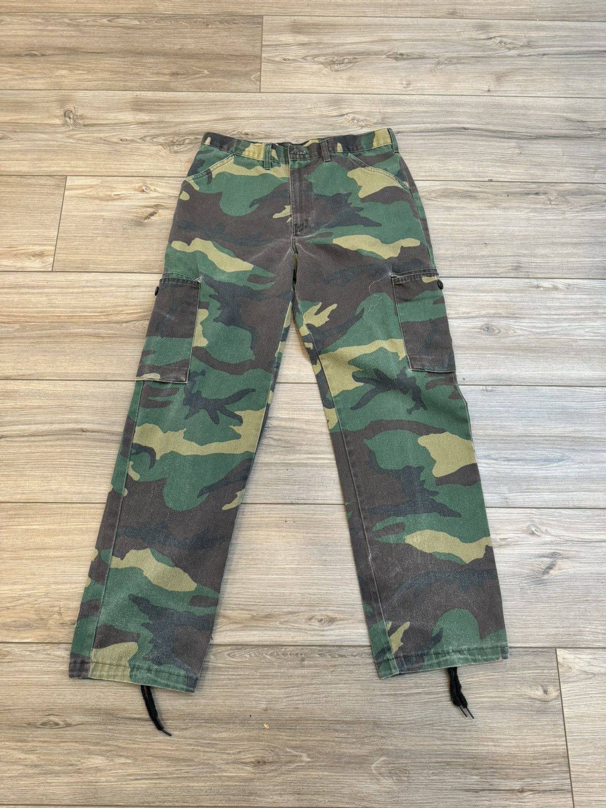 Vintage Vintage camo baggy pants Size US 32 / EU 48 - 1 Thumbnail
