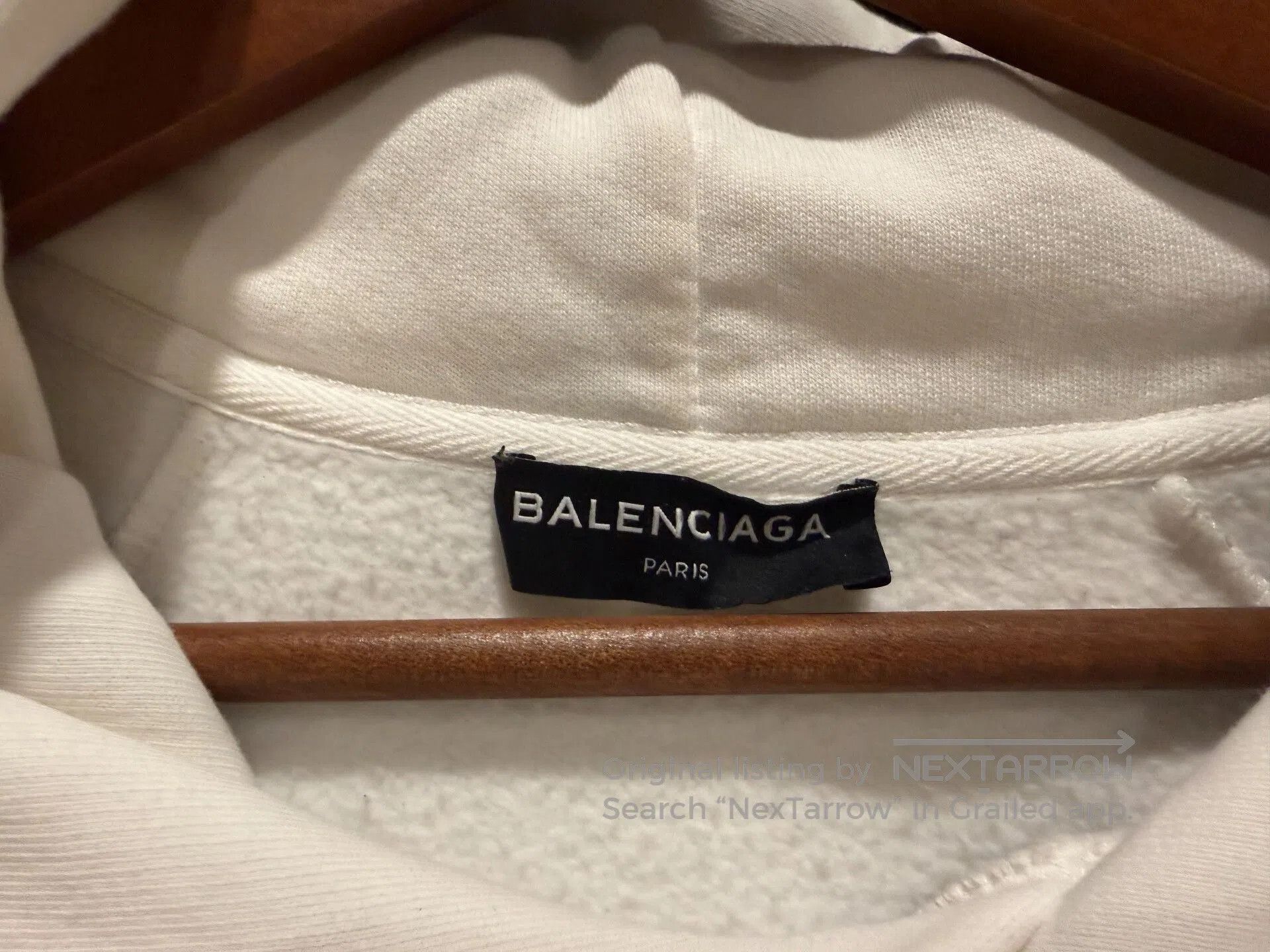 Balenciaga balenciaga classic logo hoodie in white. Size US M / EU 48-50 / 2 - 4 Thumbnail