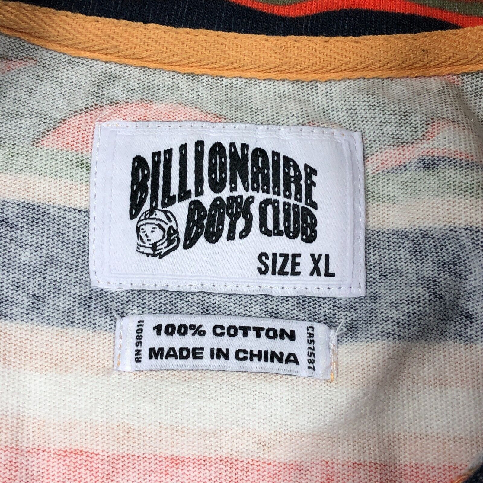 Billionaire Boys Club × Icecream Billionaire Boys club Striped Multicolor Orange Tee XL Size US XL / EU 56 / 4 - 3 Thumbnail