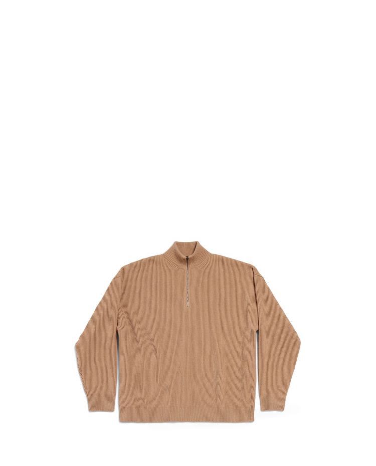 Balenciaga o1w1db10825 Camionneur Sweater Regular Fit in Beige Size US L / EU 52-54 / 3 - 1 Preview