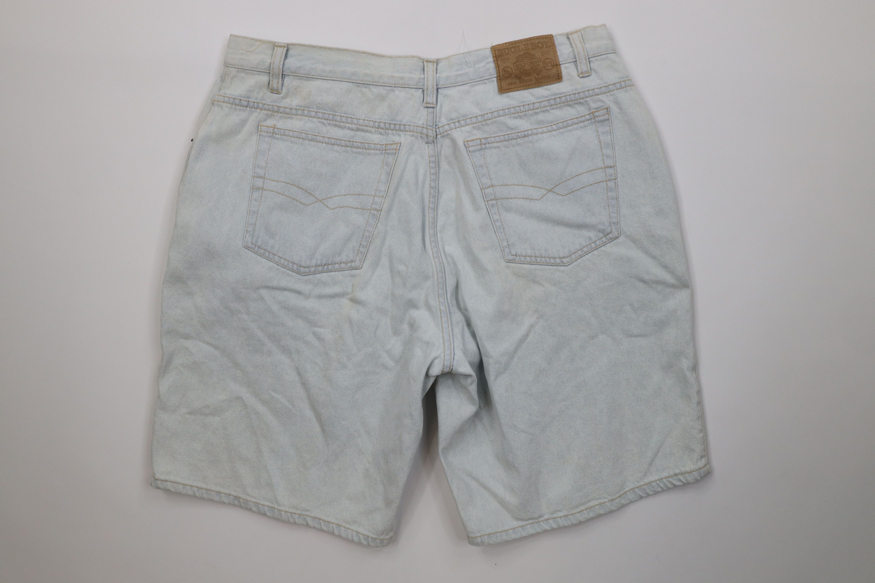 Vintage Vintage 90s Streetwear Baggy Relaxed Fit Denim Jean Shorts Size US 34 / EU 50 - 10 Thumbnail