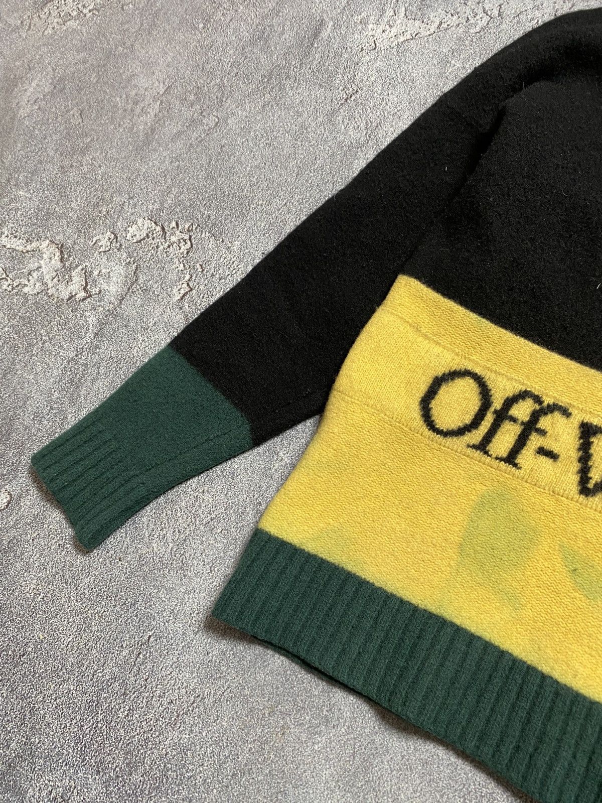 Off-White Off white sweater wool mens S Size US S / EU 44-46 / 1 - 4 Thumbnail