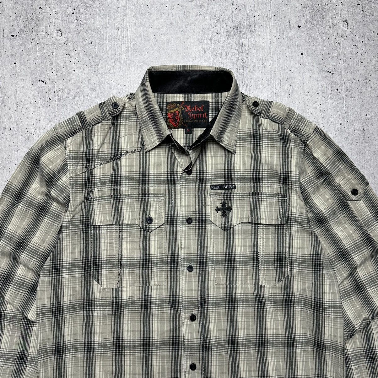 Japanese Brand Rebel Spirit Avant-Garde Shirt Long Sleeve Size US M / EU 48-50 / 2 - 5 Thumbnail