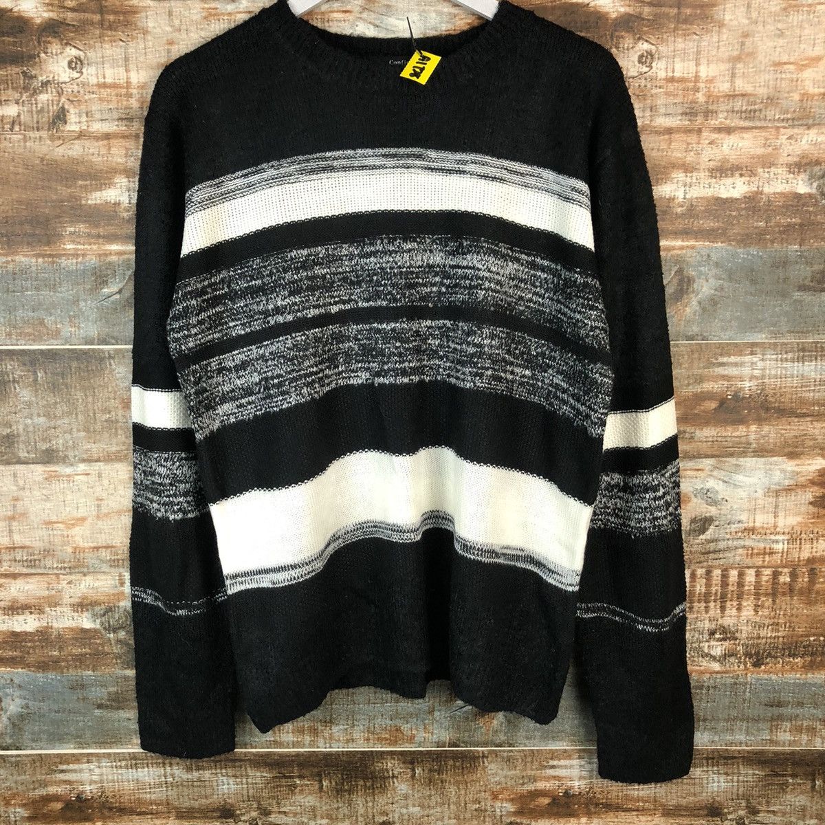 Homespun Knitwear × Japanese Brand Confirm Black Knitwear #A1728 Size US L / EU 52-54 / 3 - 3 Thumbnail