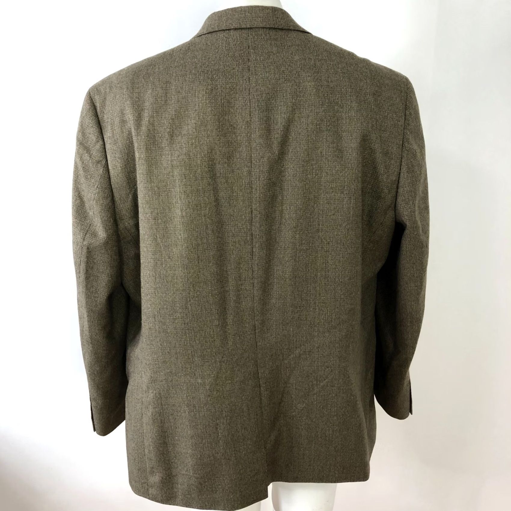 Chaps Chaps Sport Coat Jacket One Piece Mens Regular 46R Brown Nail Pattern Geometric Designer Wedding Sports Mint Pattern Brown Blue MINT Size US S / EU 44-46 / 1 - 3 Thumbnail