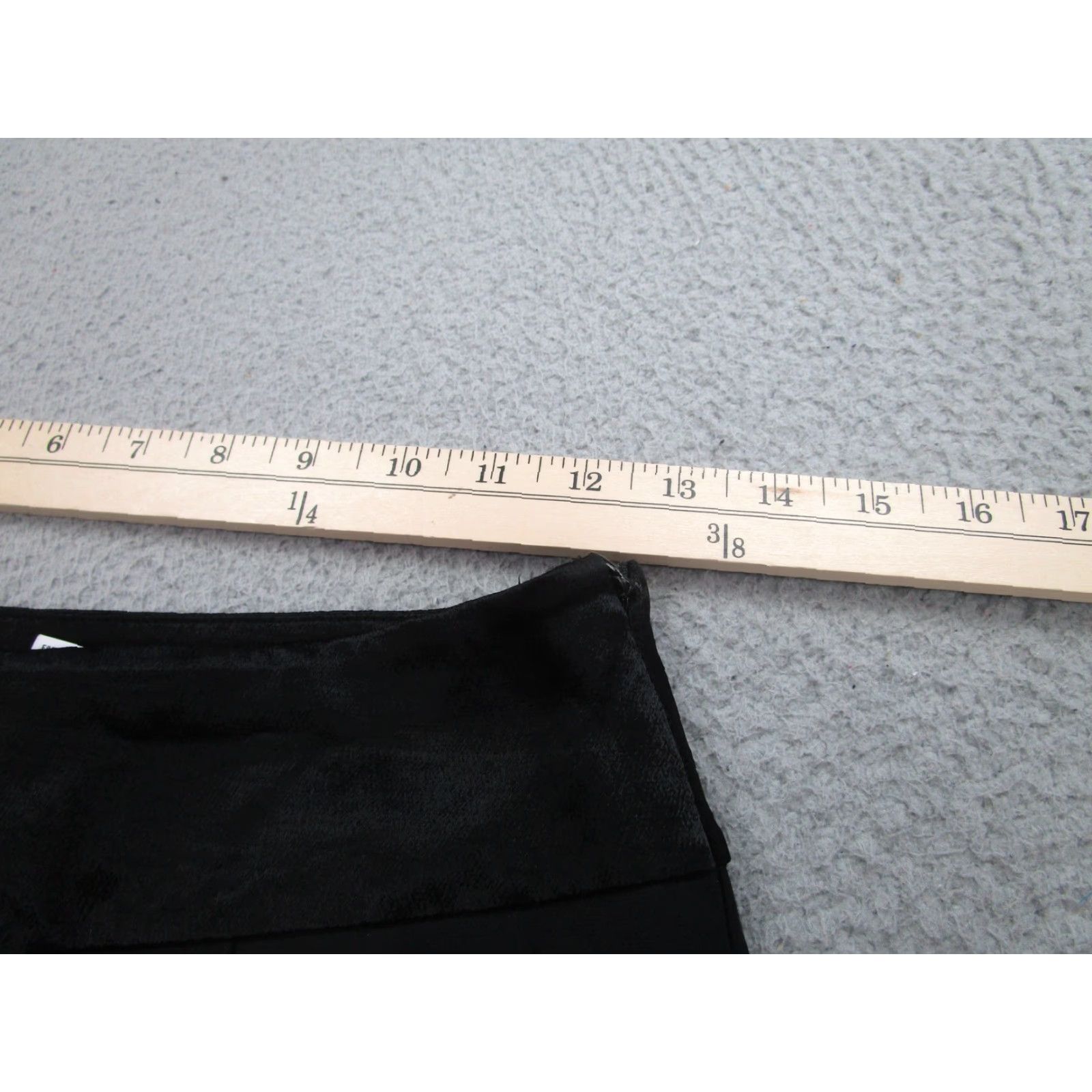 Diane von Furstenberg DVF Pants Womens 4 Black Tuxedo Waistband Straight Leg Stretch Dress Pants Regular Inseam 32 Logo Size 27" / US 4 / IT 40 - 6 Thumbnail