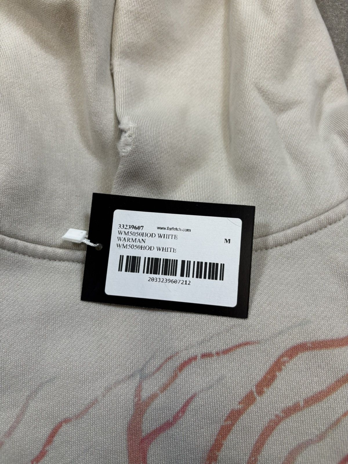 Other Warman Skeleton in Pain Graphic Hoodie, White Size US M / EU 48-50 / 2 - 11 Thumbnail