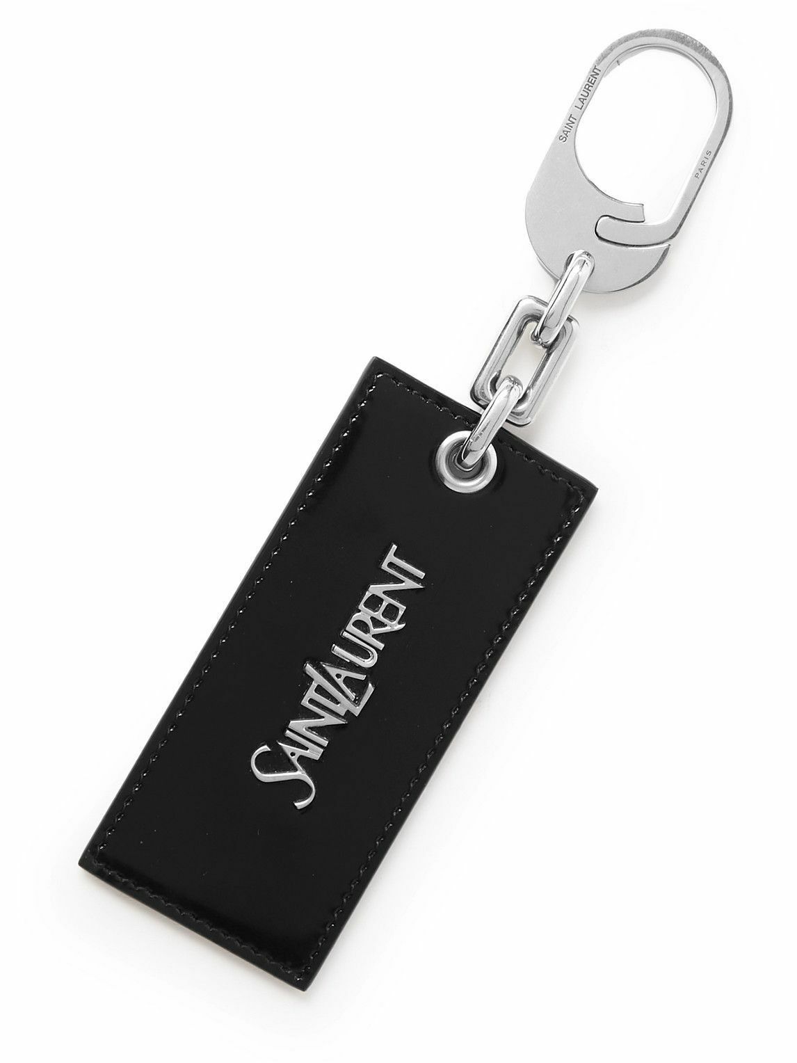 Saint Laurent Paris o1tp1o0125 Size: OS/Monogram Key Charm in Black Size ONE SIZE - 1 Thumbnail