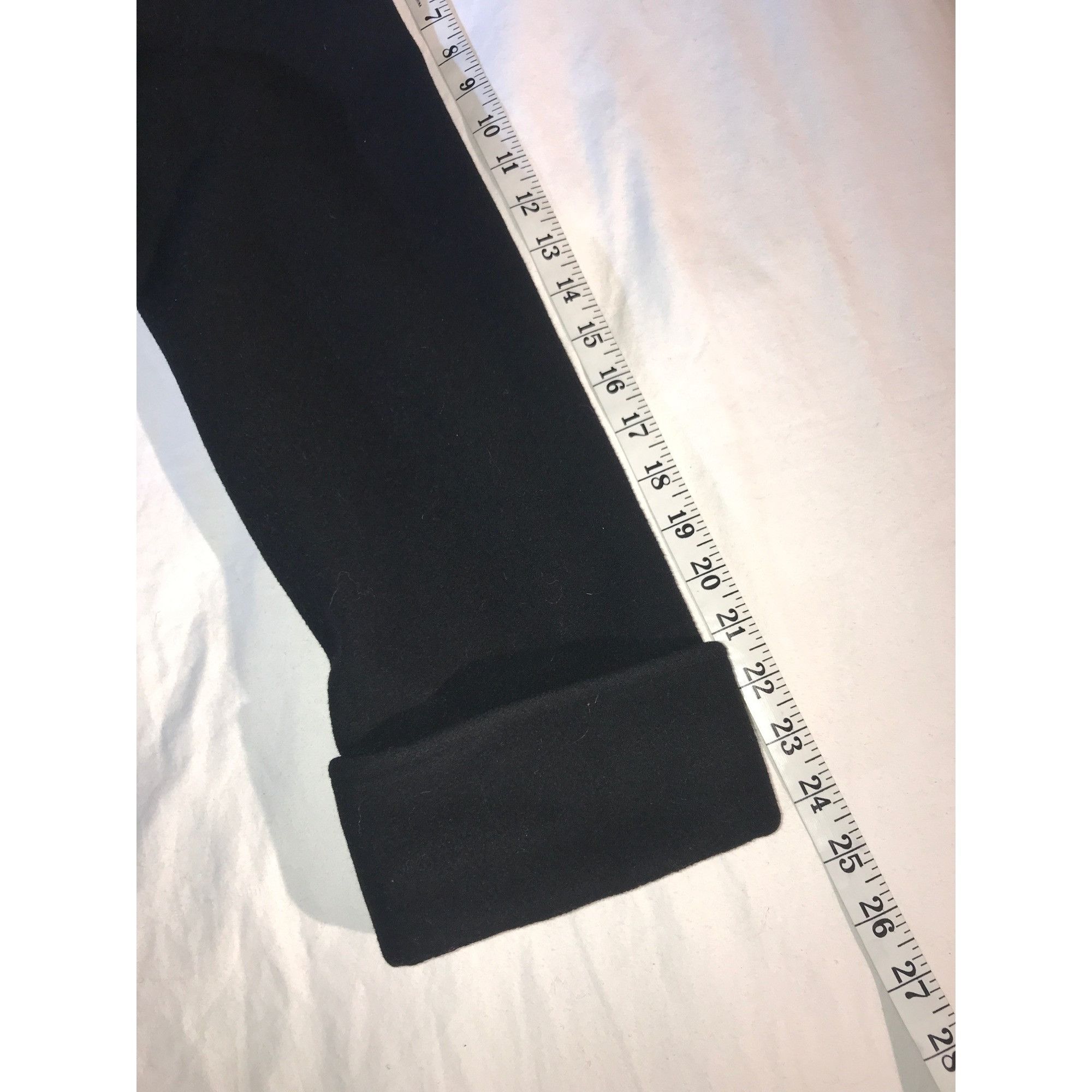 Worthington Worthington Black Wool Blend Coat Faux Fur Hood Size XL / US 12-14 / IT 48-50 - 7 Thumbnail