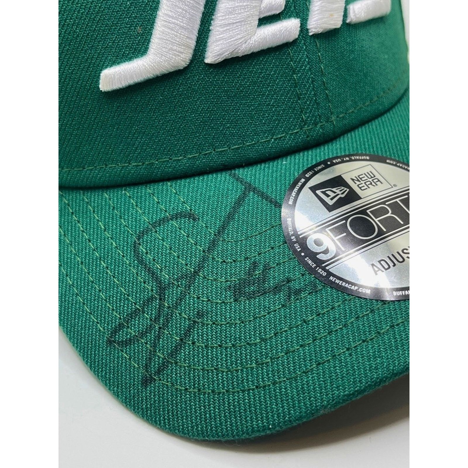 New Era New York Jets Solomon Thomas Signed New Era Strapback Hat Size ONE SIZE - 8 Thumbnail