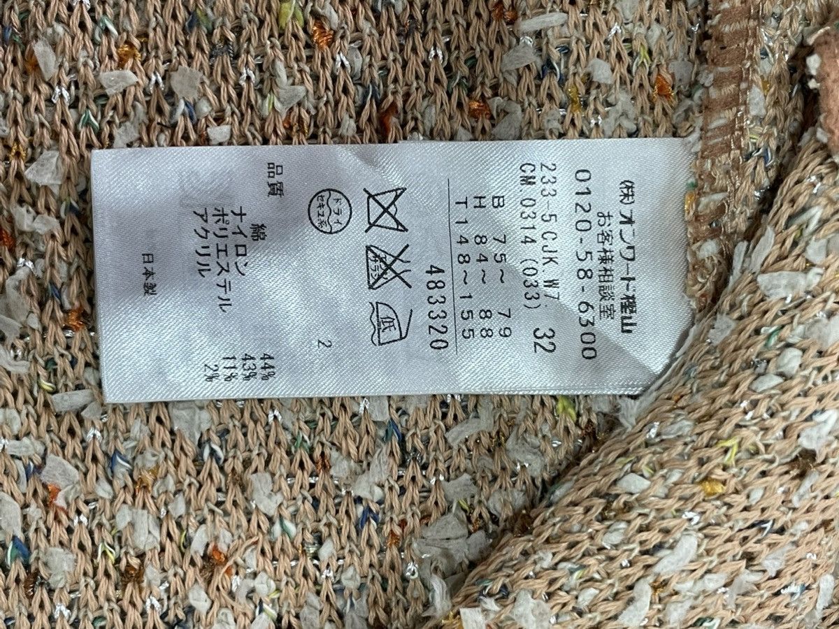 Japanese Brand Yonetomi knit tweed JIYU-KU 2014 Spring &summer Size ONE SIZE - 6 Thumbnail