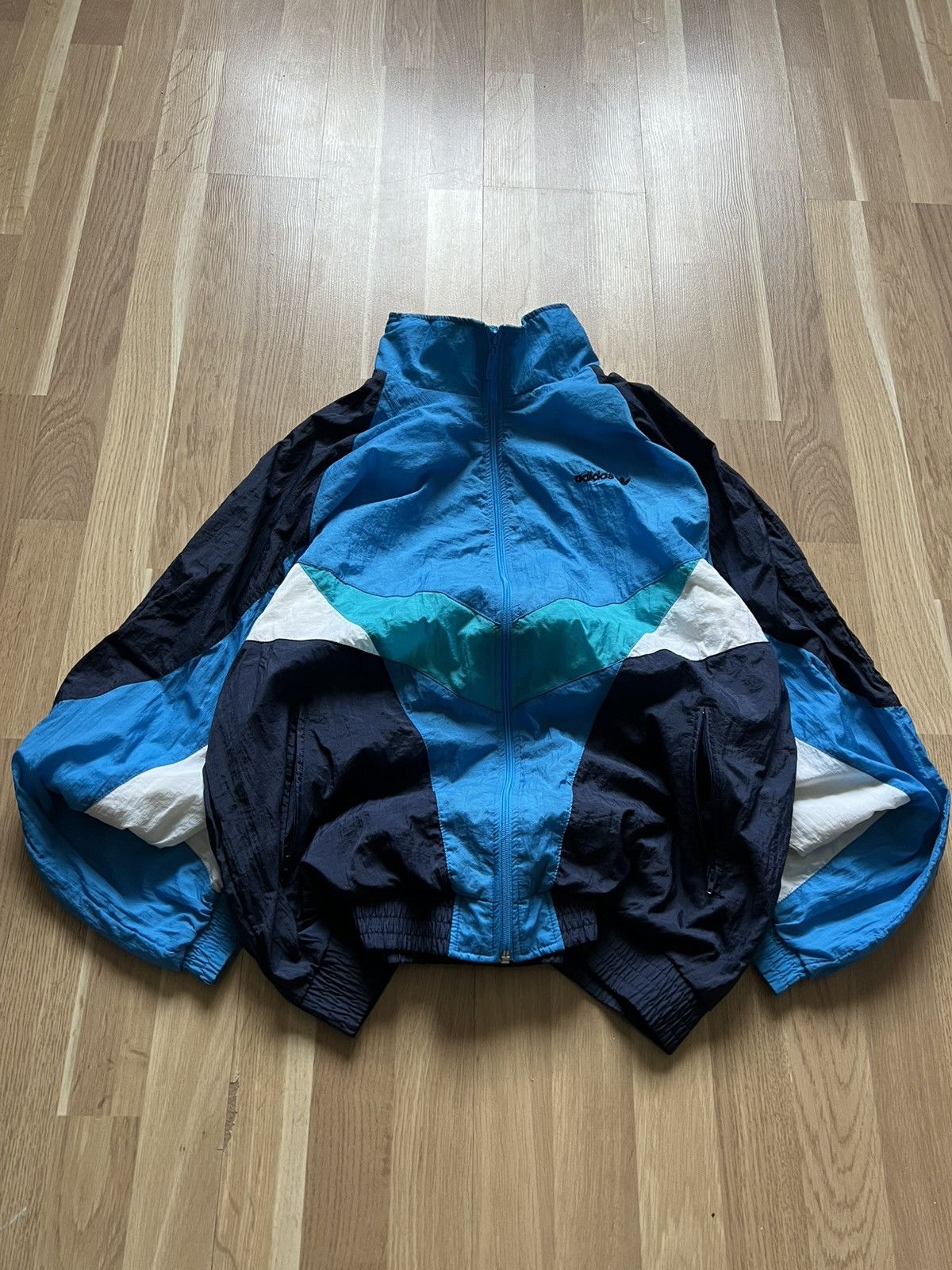 Adidas Adidas vintage windbreaker rave multicoloured 90s y2k s Size US L / EU 52-54 / 3 - 1 Thumbnail