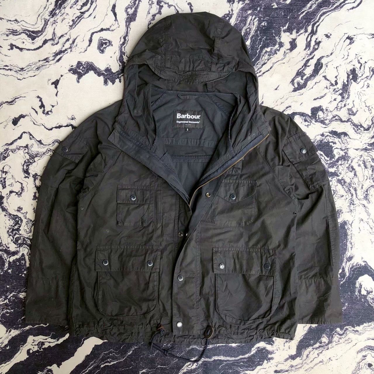 Barbour × Engineered Garments Barbour x Engineered Garments Multipocket Waxed Jacket Size US S / EU 44-46 / 1 - 1 Thumbnail