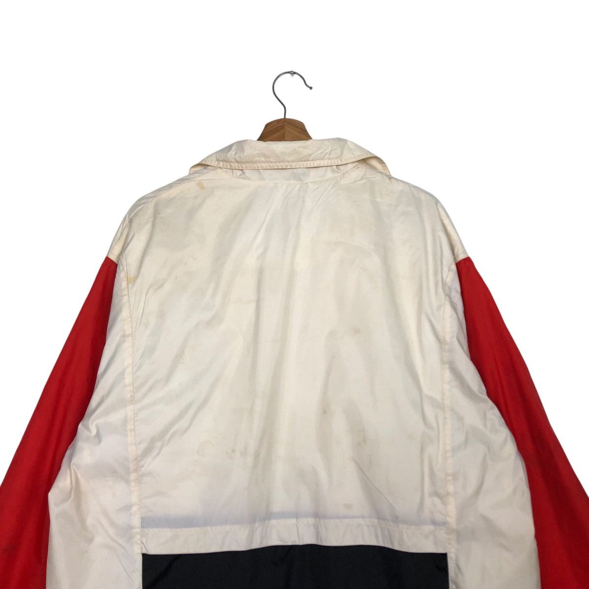 Nike 📌Vintage Anorak Zipper Jacket Nike Big Swoosh BackHit Size US M / EU 48-50 / 2 - 10 Thumbnail