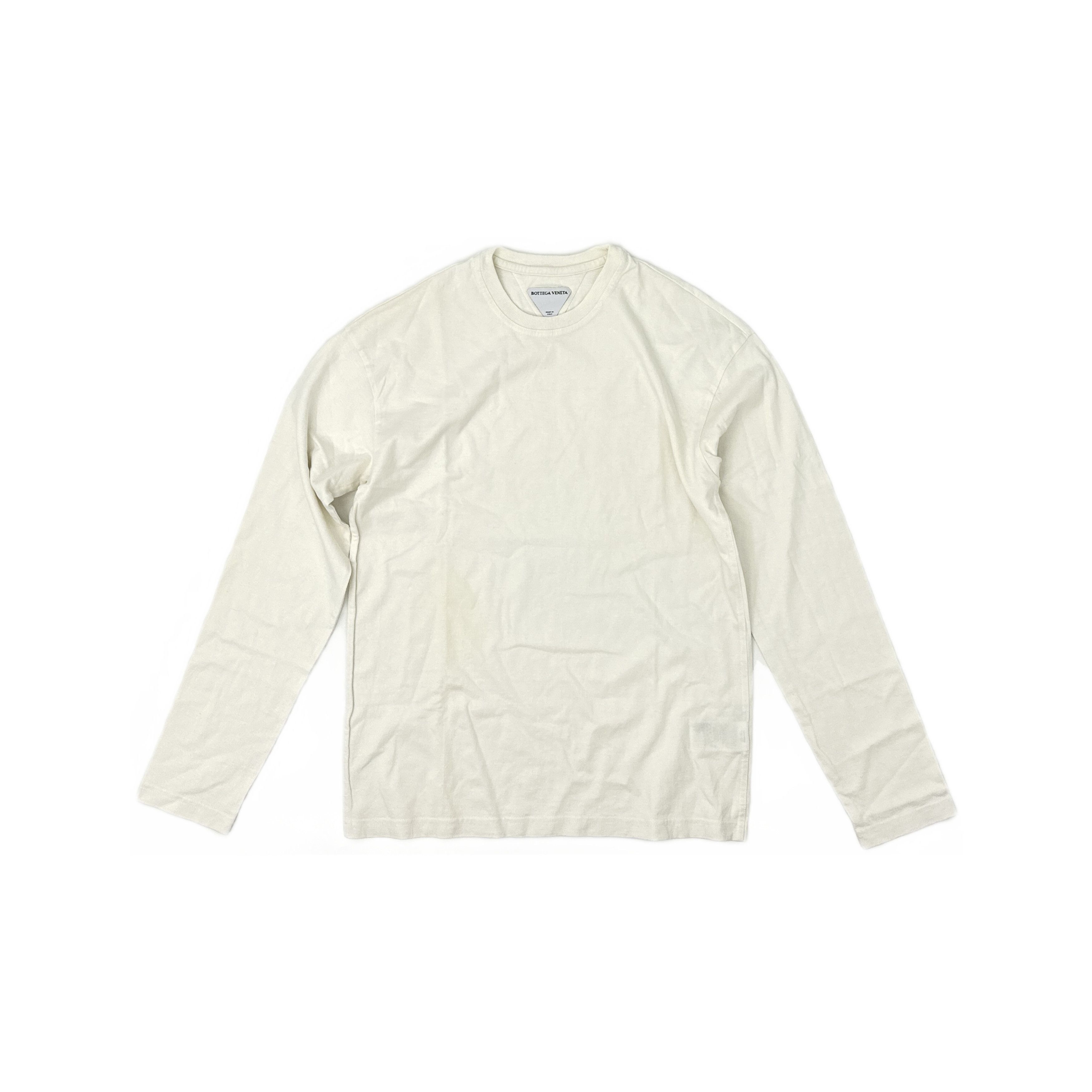 Bottega Veneta Bottega Veneta Cotton Long Sleeve T-Shirt Size M Size US M / EU 48-50 / 2 - 1 Thumbnail