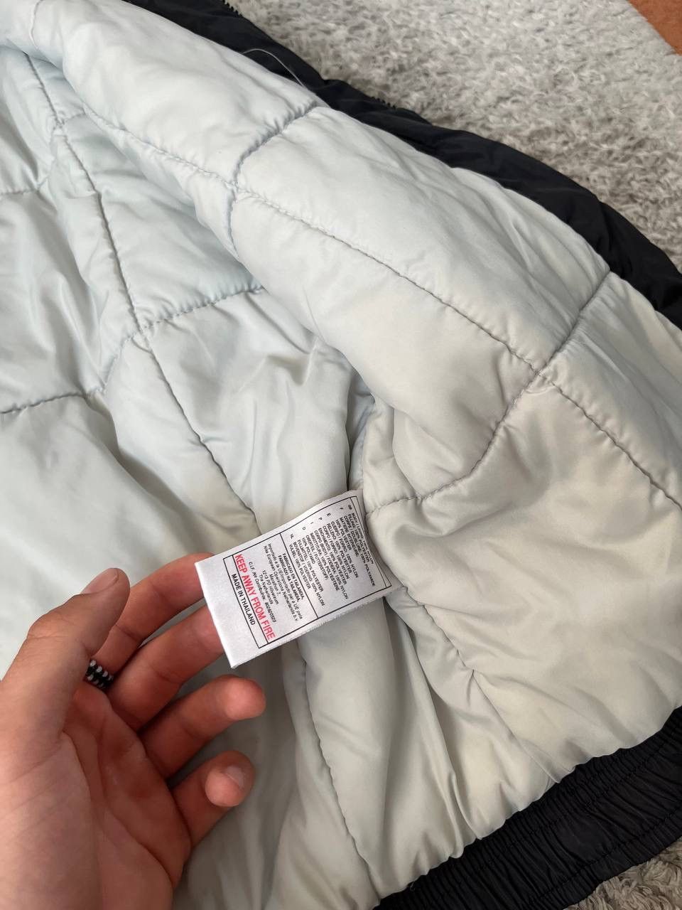 Nike × Vintage 90s Nike Vintage Swoosh Puffer Light Jacket Streetwear Size US M / EU 48-50 / 2 - 14 Thumbnail