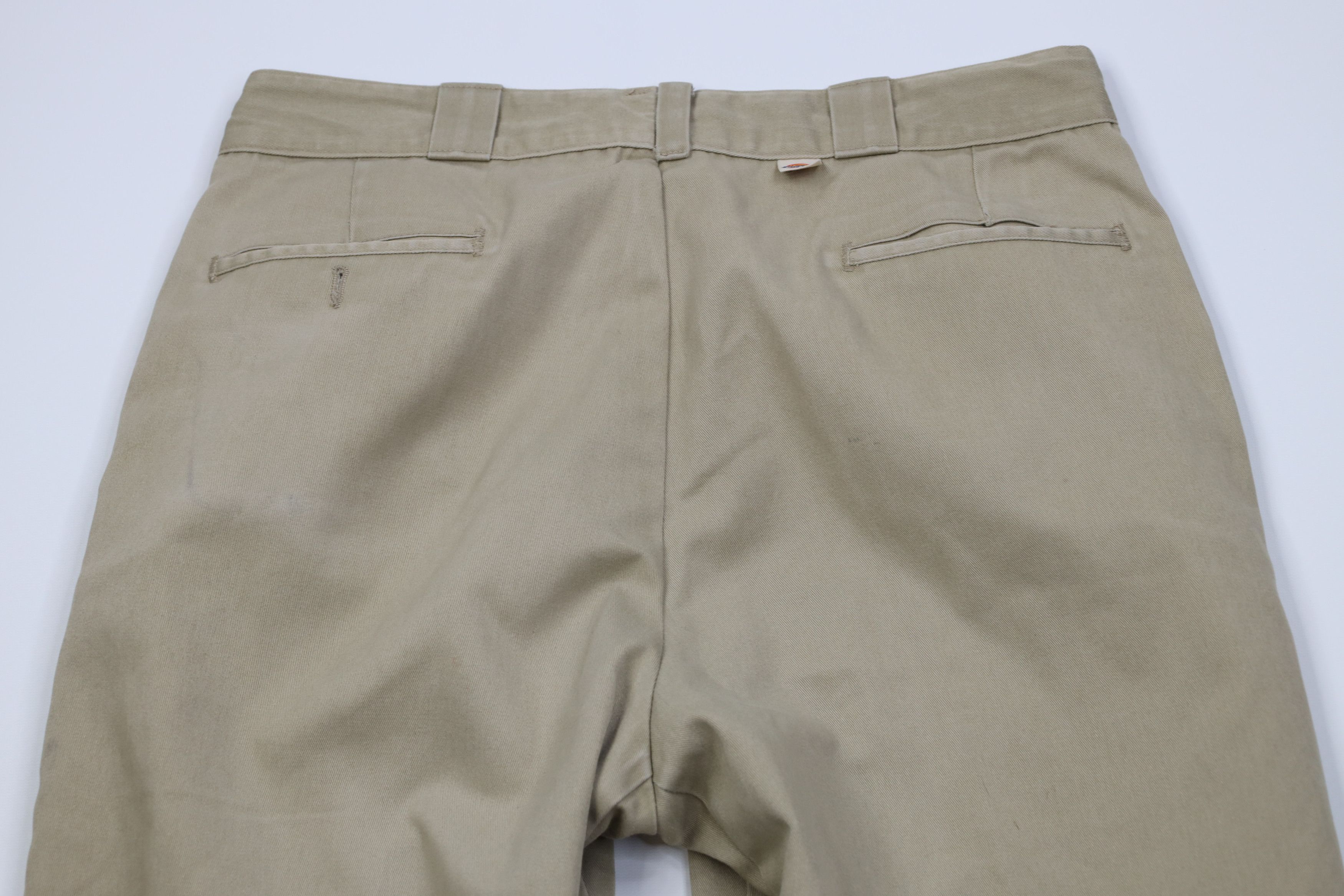Dickies Vintage 90s Dickies Loose Fit Wide Leg Pants Beige USA Size US 34 / EU 50 - 13 Thumbnail