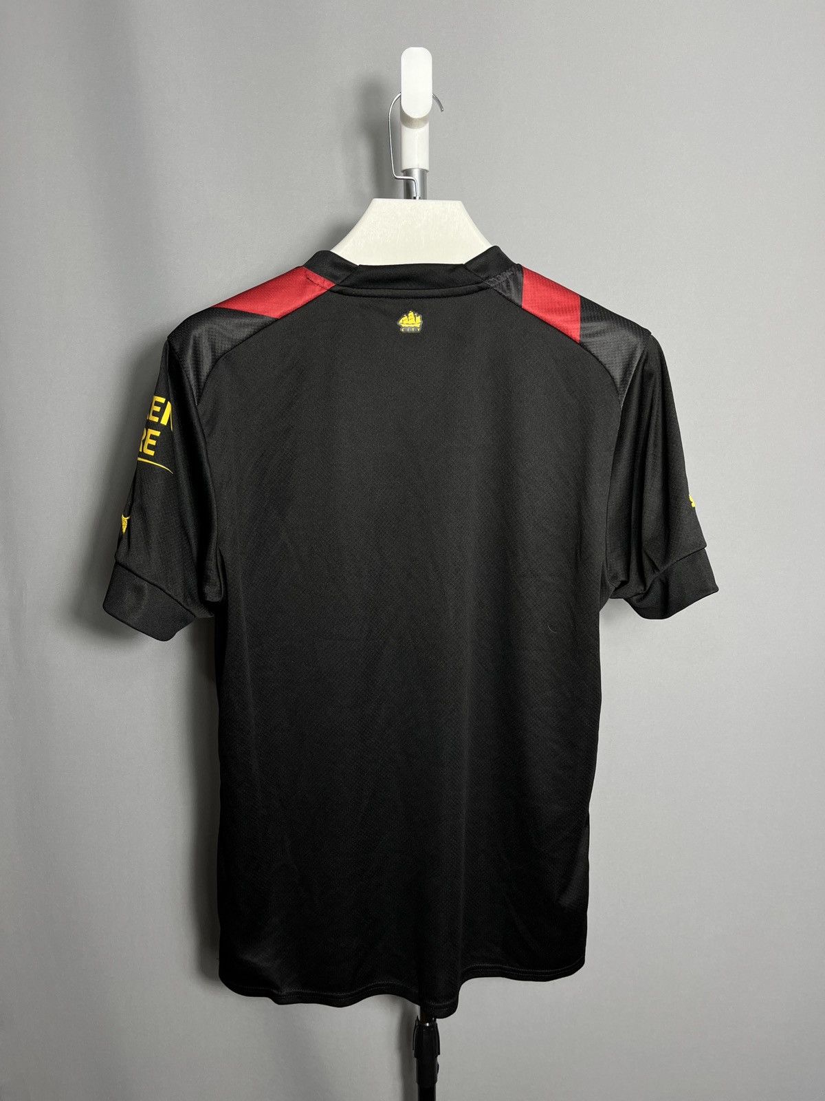 Puma Puma Manchester City Away Soccer Jersey 2022 2023 Black Red Size US L / EU 52-54 / 3 - 9 Thumbnail