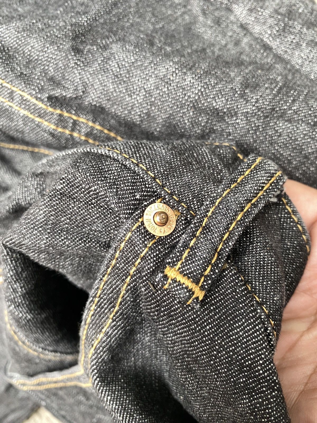 Yohji Yamamoto Yohji yamamoto 5 pocket baggy/wide denim jeans Size US 36 / EU 52 - 10 Thumbnail