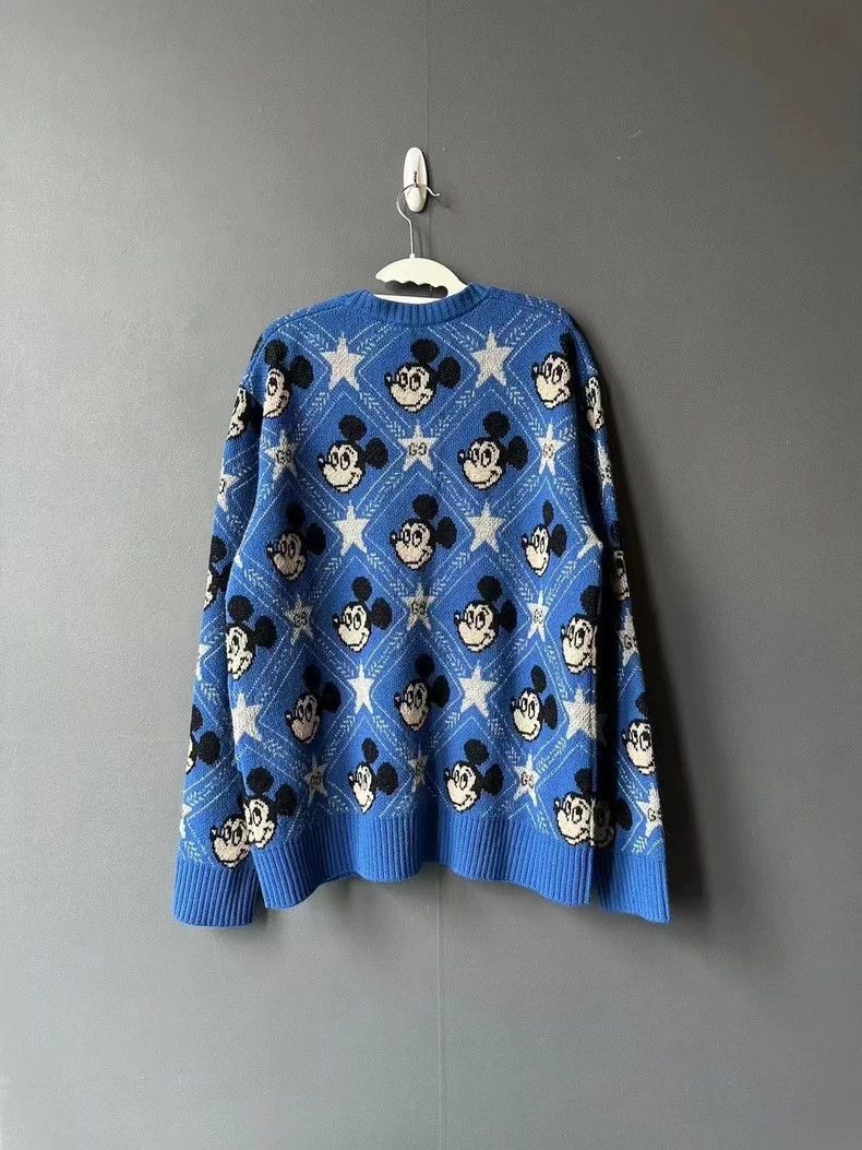 Gucci Gucci Blue Mickey cardigan sweater 2501-Nextarrow Size US M / EU 48-50 / 2 - 2 Thumbnail