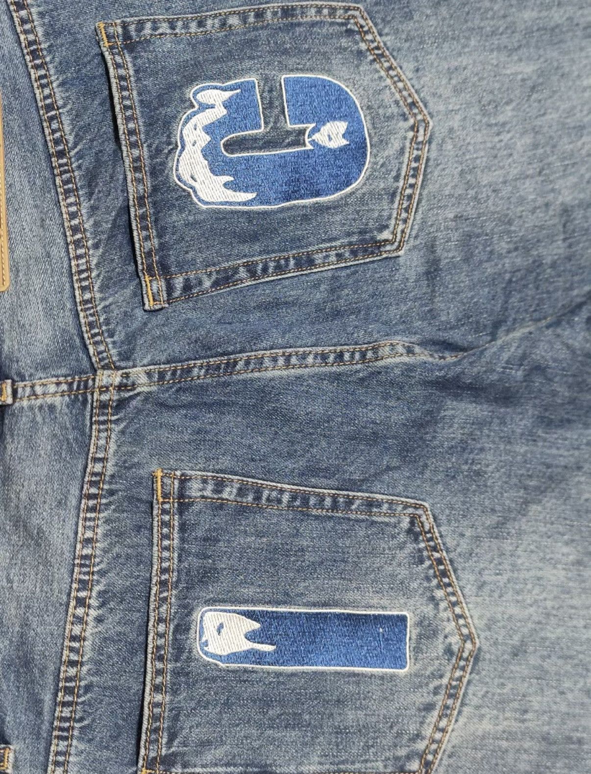 Billionaire Boys Club Washed Blue Flying Dog Jeans Billionaire Boys Club Size US 34 / EU 50 - 5 Thumbnail