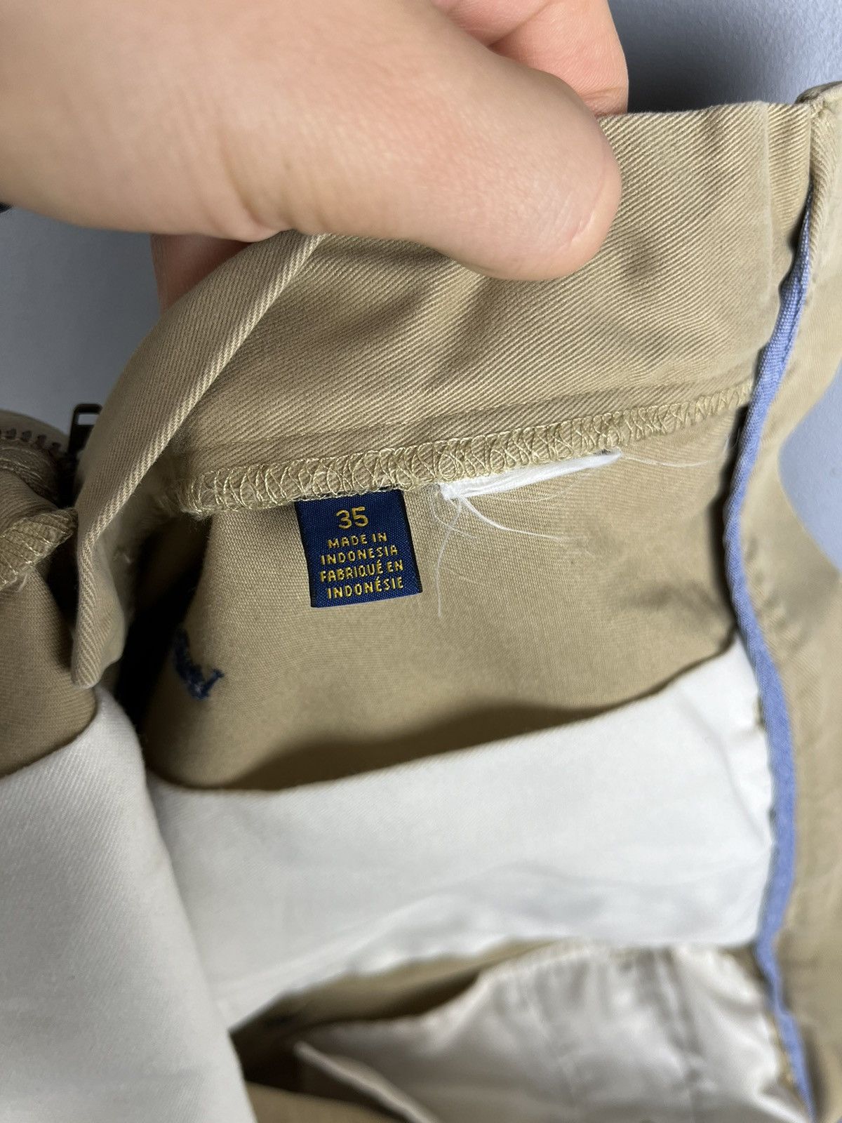 Polo Ralph Lauren Polo Ralph Lauren Pony Monogram Shorts Beige Size 35 Size US 35 - 7 Thumbnail