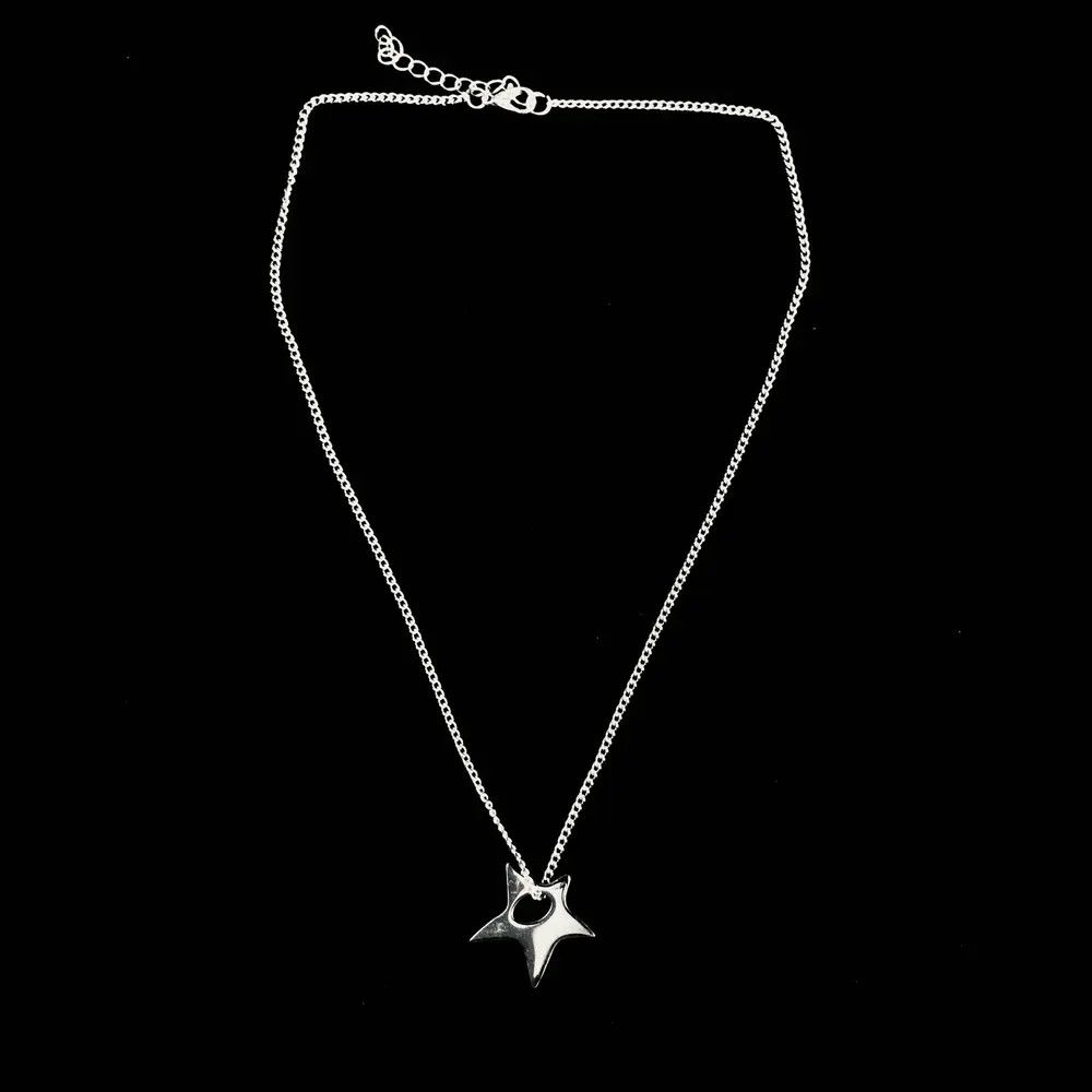 Jewelry Chain Star Necklace Y2K Pop Punk Grunge Size ONE SIZE - 2 Thumbnail