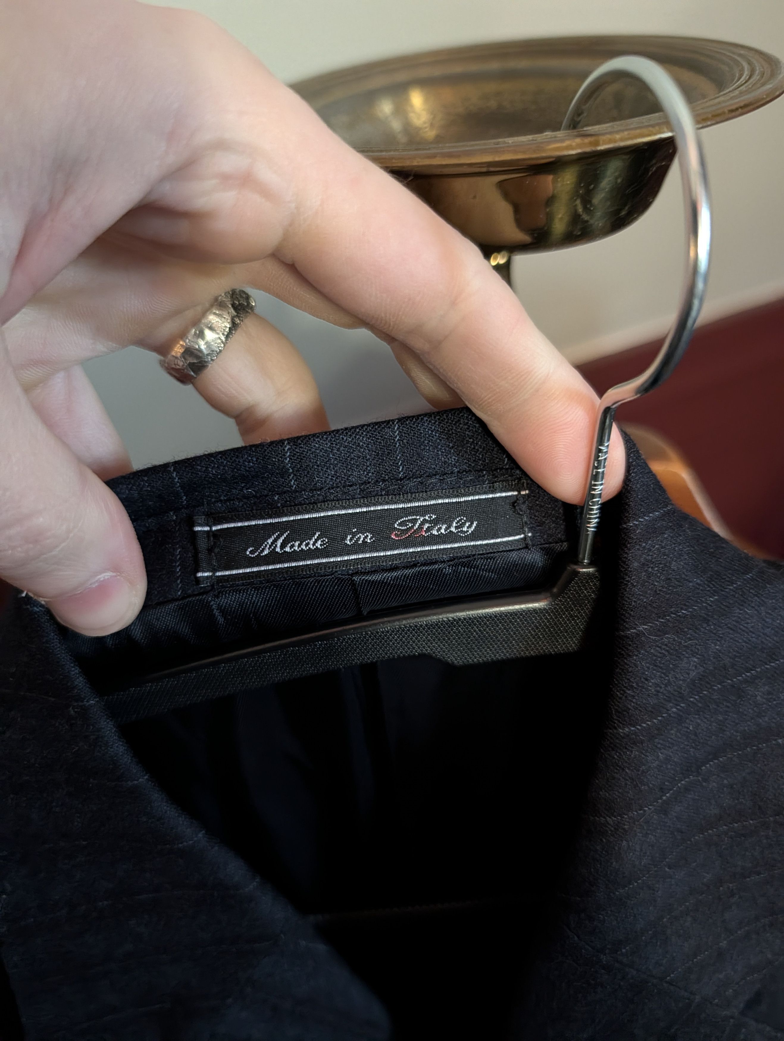 Vitale Barberis Canonico VALENTINE Flannel Barberis super 120s wool jacket Italy Size 40R - 8 Thumbnail