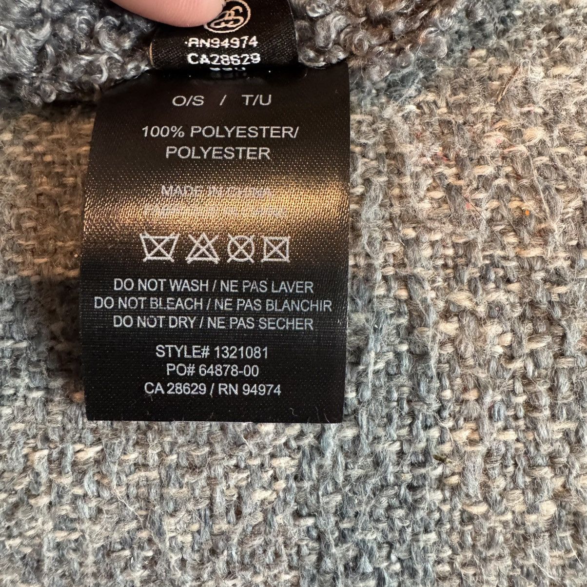 Stussy Black Stussy Boucle Beanie Hat NWT New With Tags O/S Size ONE SIZE - 7 Thumbnail
