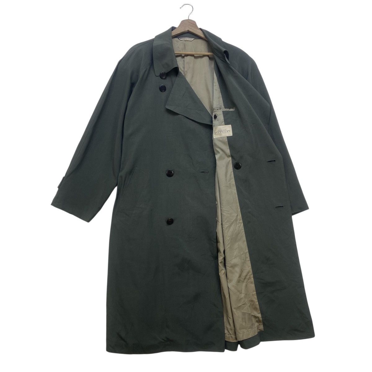 Givenchy 🔥100% Silk🔥Vintage Givenchy Monsieur Long Coat Size US S / EU 44-46 / 1 - 3 Thumbnail