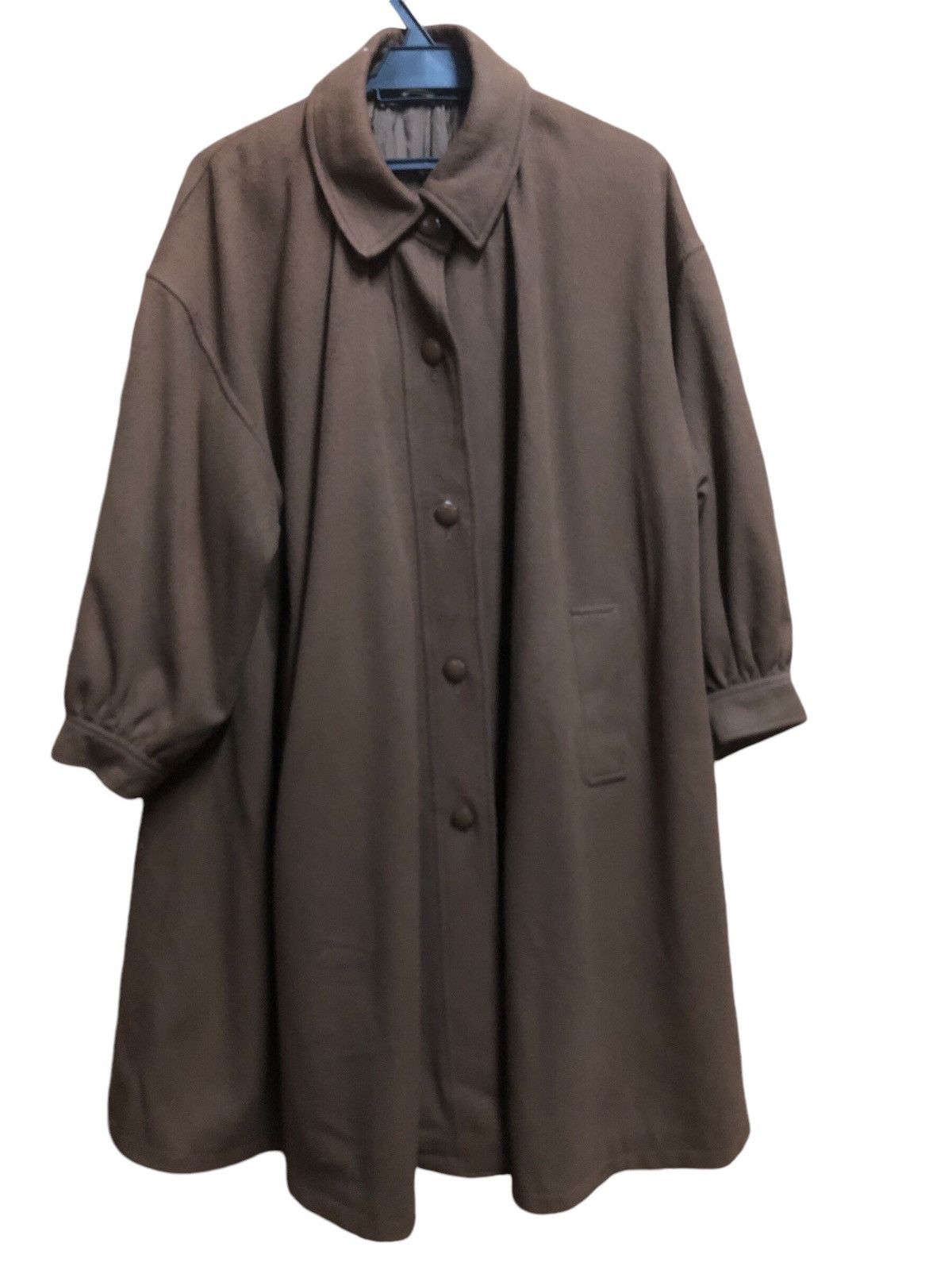 Yves Saint Laurent Yves Saint Laurent Oversize Wool Coat Size XL / US 12-14 / IT 48-50 - 1 Thumbnail