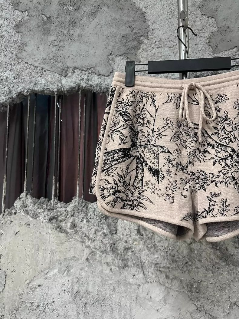 Dior Dior Jungle Print Cashmere Shorts-2506 Size 33" - 3 Thumbnail