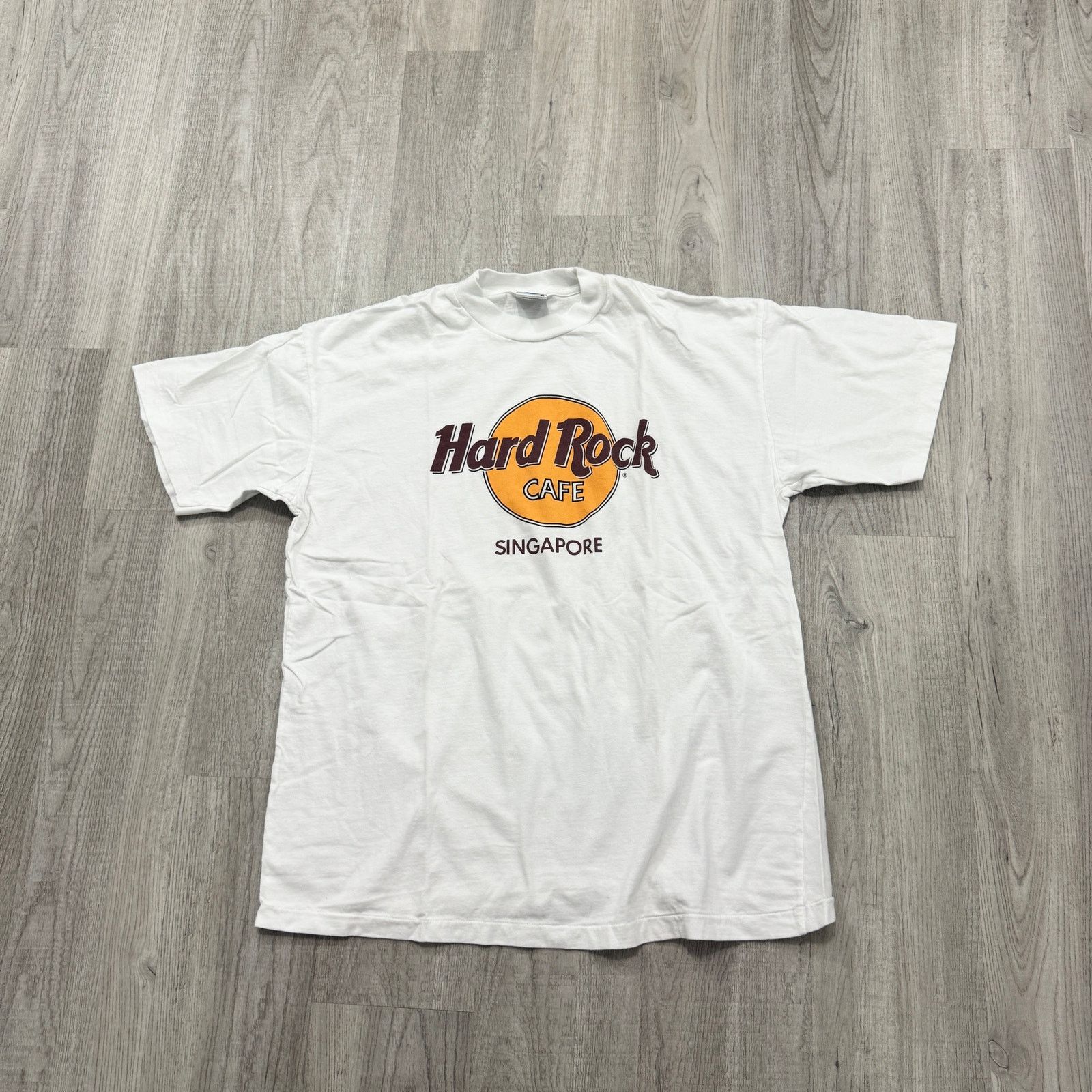 Hard Rock Cafe Vintage Hard Rock Cafe Singapore Shirt Men's XL White 90s Size US XL / EU 56 / 4 - 1 Thumbnail