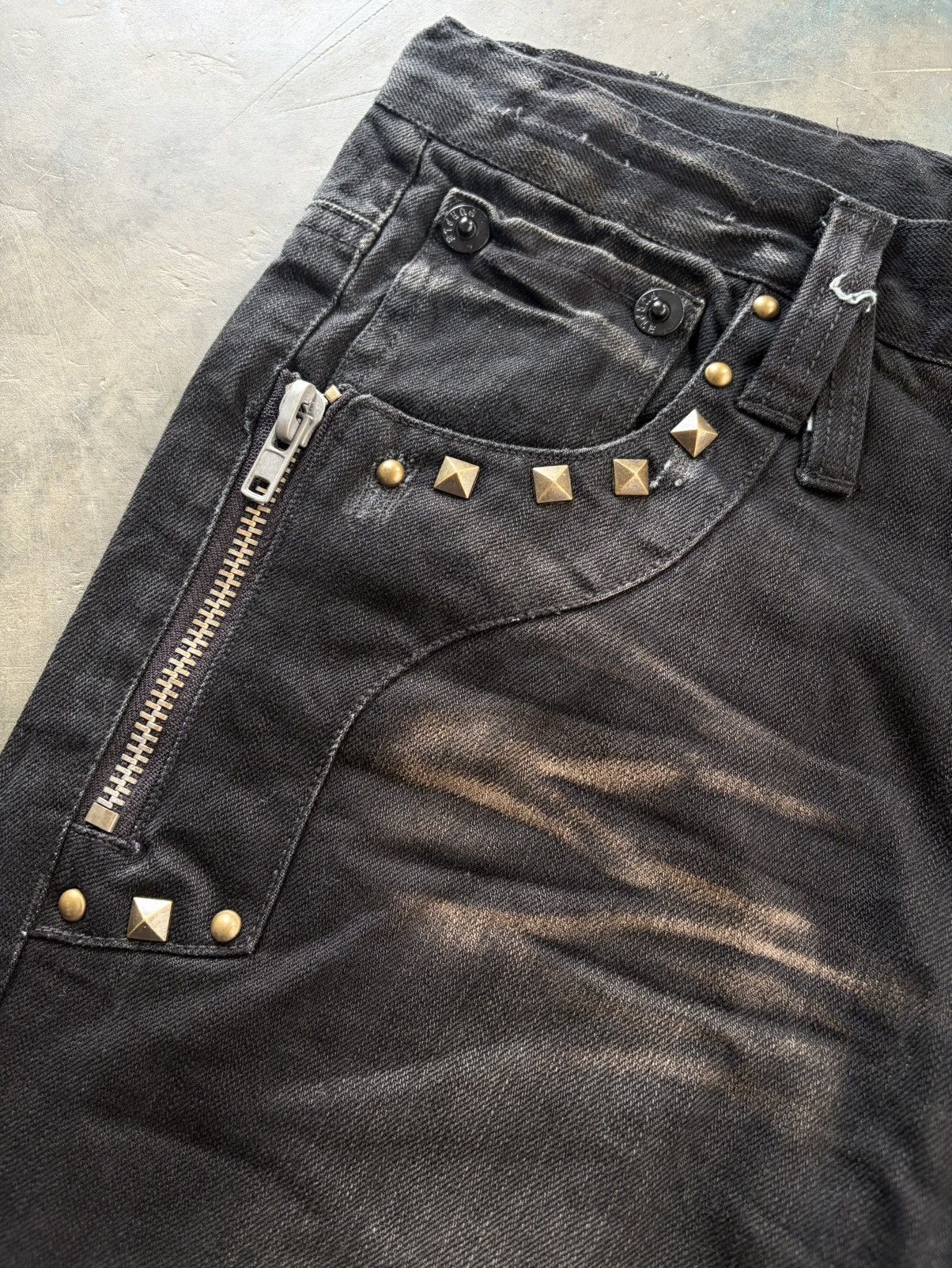 Tornado Mart 2000s glory - studded clawmark pants Size US 32 / EU 48 - 4 Thumbnail