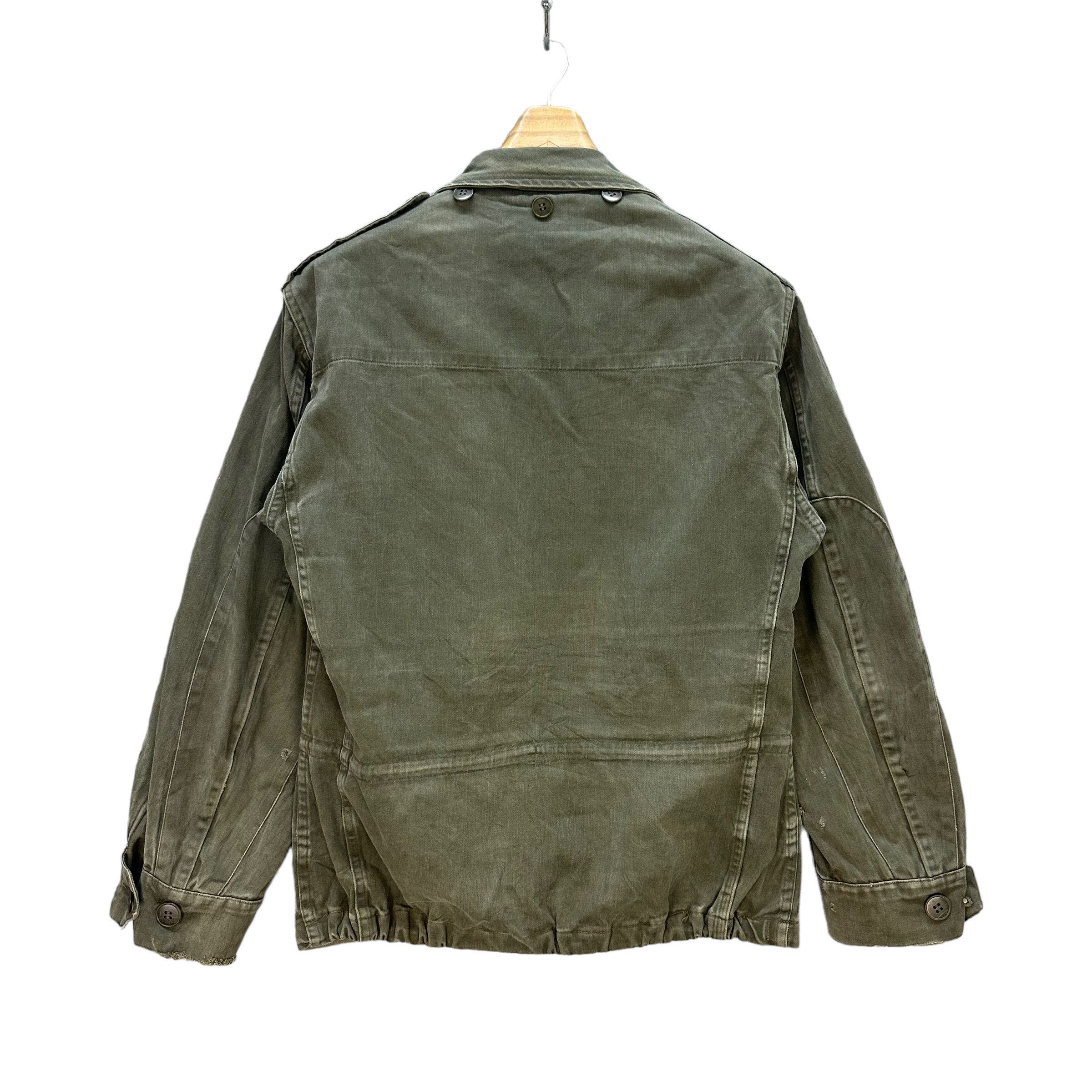 Vintage SAPIVOG UXEGNEY 1976 FRENCH MILITARY JACKET #8546-013 Size US L / EU 52-54 / 3 - 12 Thumbnail